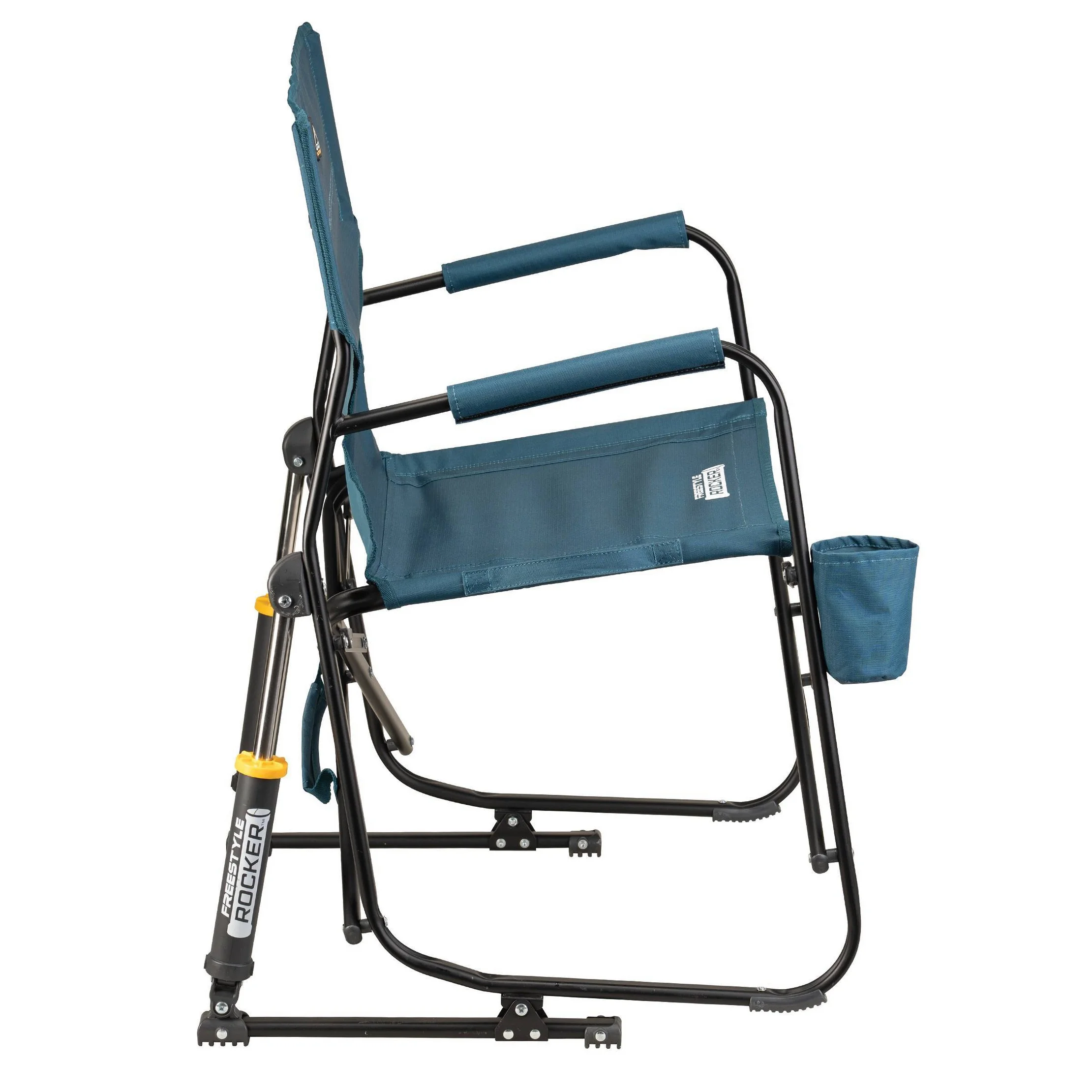 Freestyle Rocker Foldable Rocking Camp Chair - Slate