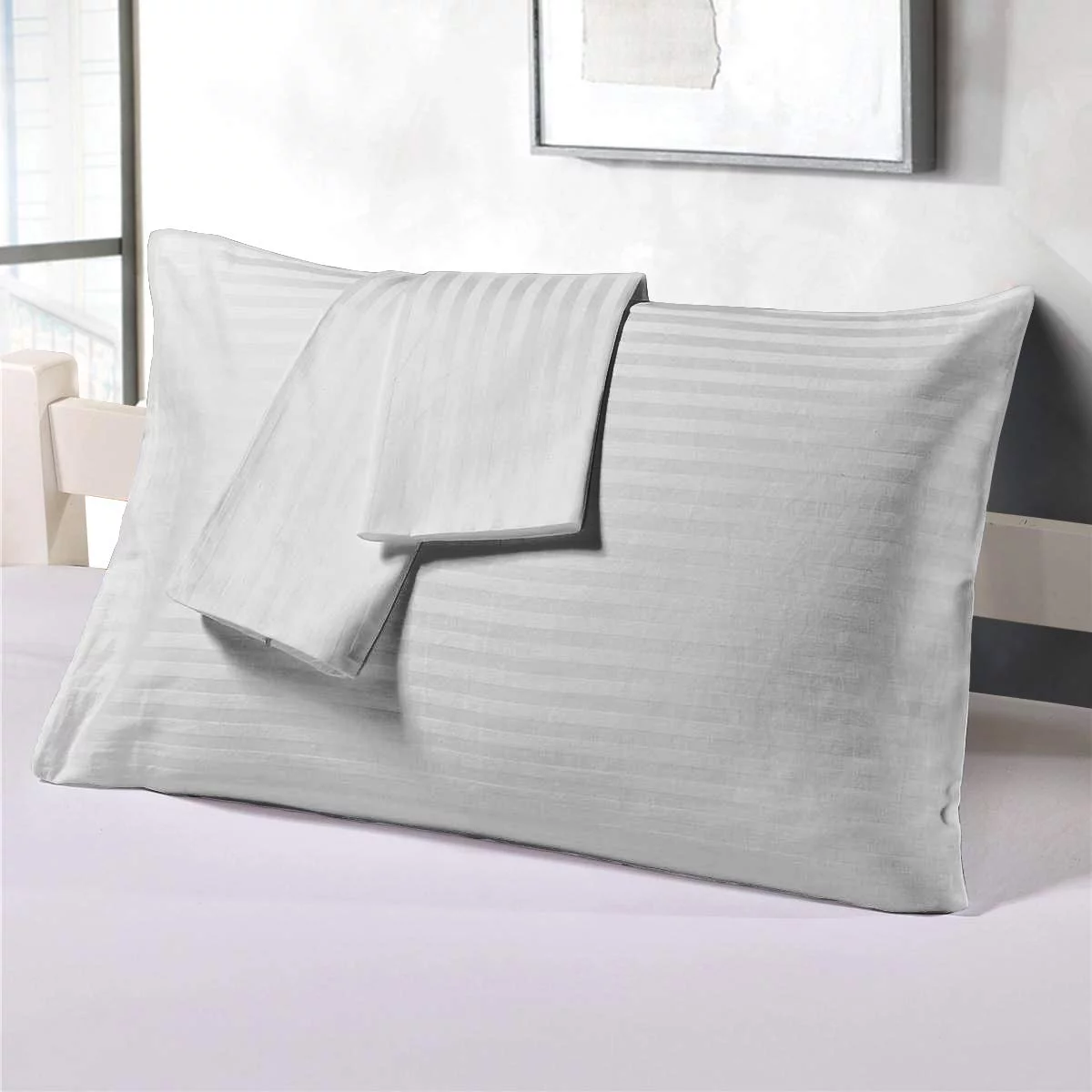 Fitted Sheet 3 PC Bedding Set - Fits Mattress Upto 12