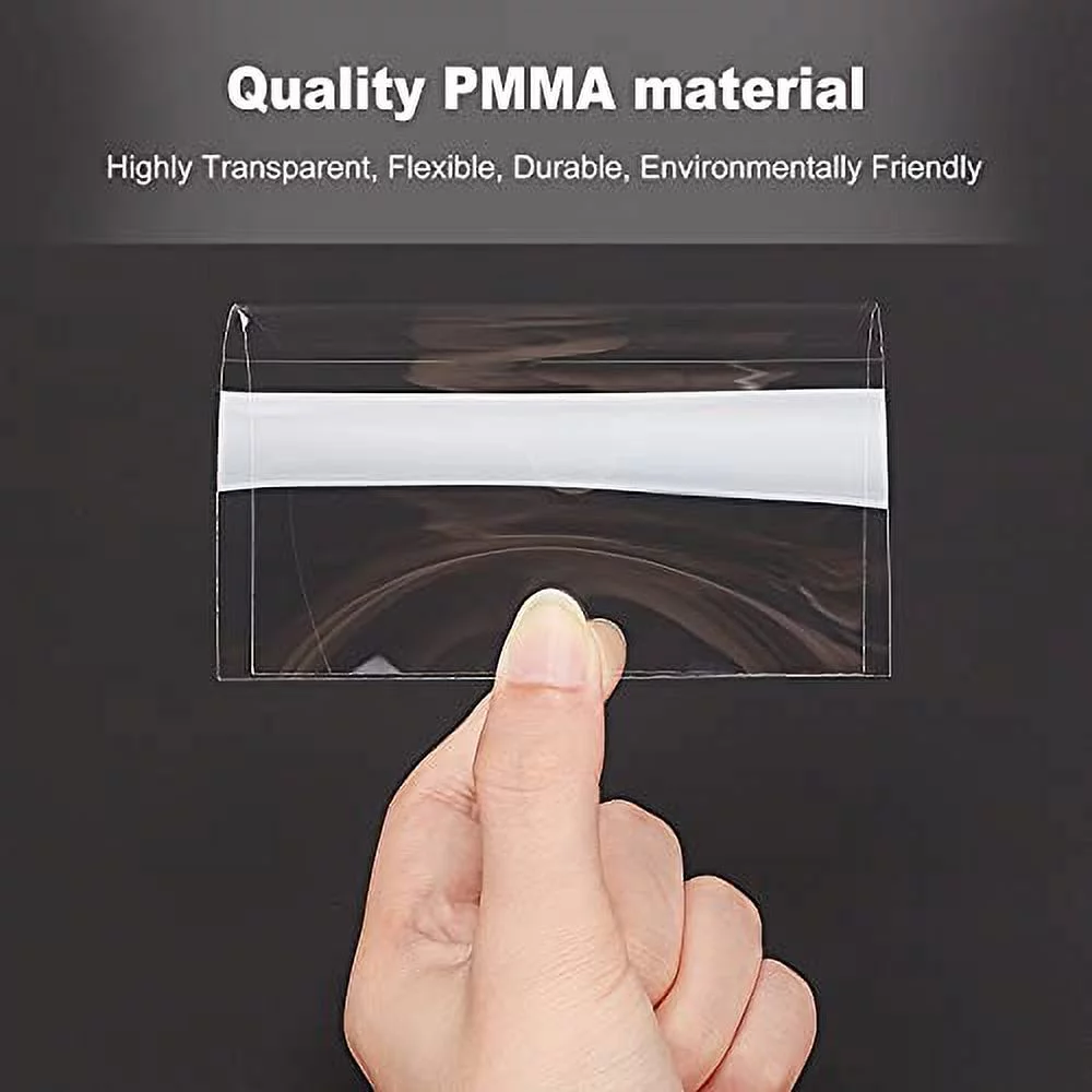 30 Sheets 0.4mm Plexiglass Picture Frame Replacement Transparent Acrylic Sheet Glass Clear Protective Sheets