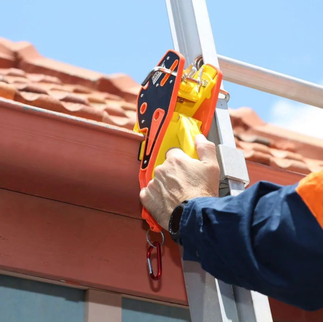 Lock Jaw Ladder Grip - Ladder Safety Clip - Feel Secure on Your Ladders and Climb Safer