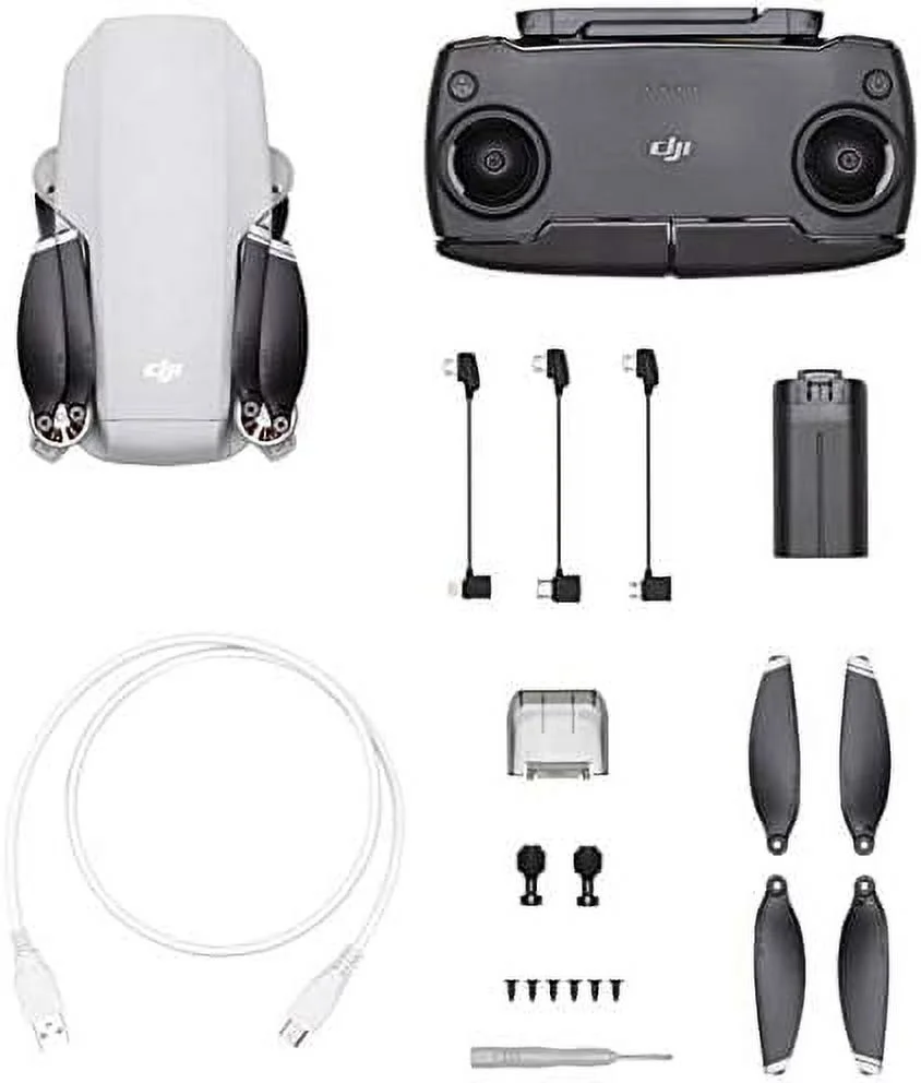 DJI Mavic Mini Quadcopter Drone (CP.MA.00000120.01) with Controller + 64GB Card
