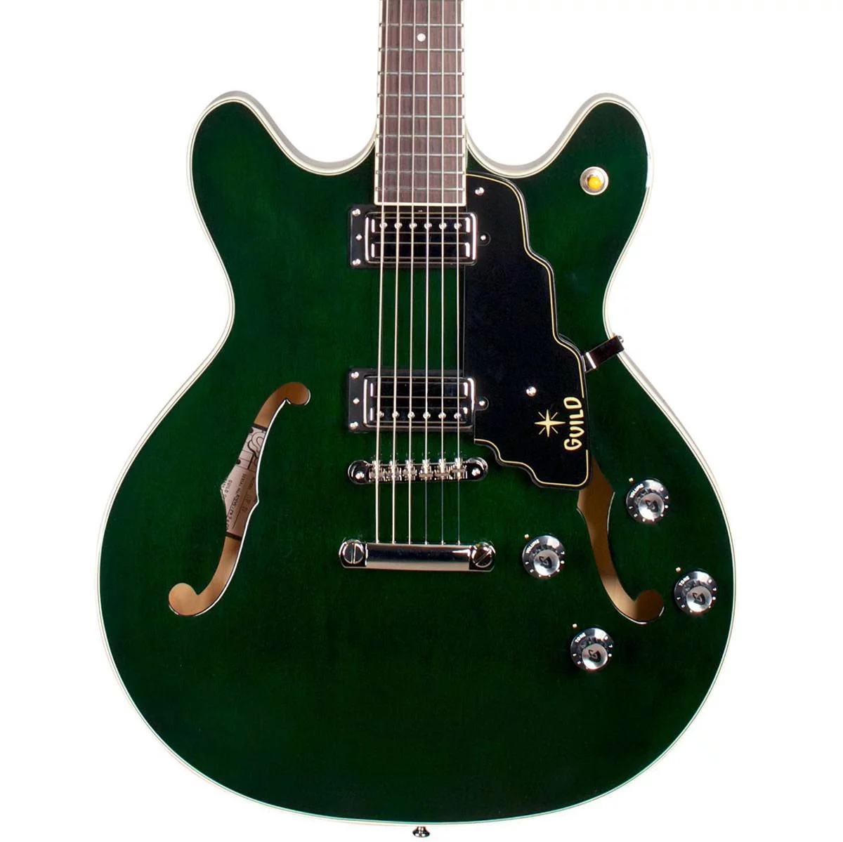 Guild Starfire IV Maple Semi Hollow Body Electric Guitar with Case - Blem #B292