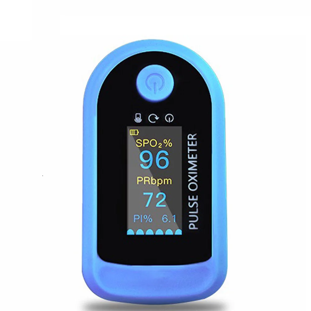 Fingertip Pulse Oximeter Blood Oxygen SpO2 Sports and Aviation Fingertip Monitor