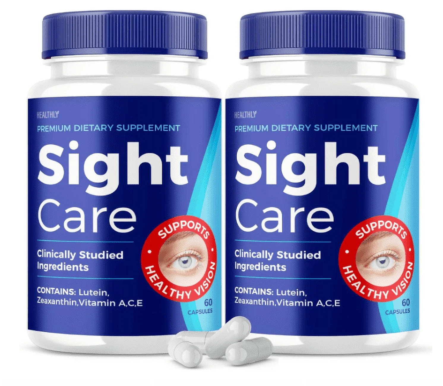 (2 Pack) Sight Care 20/20 Vision Support Vitamins Official Formula Sight Care Supplement Eye Health Formula (120 Capsules)