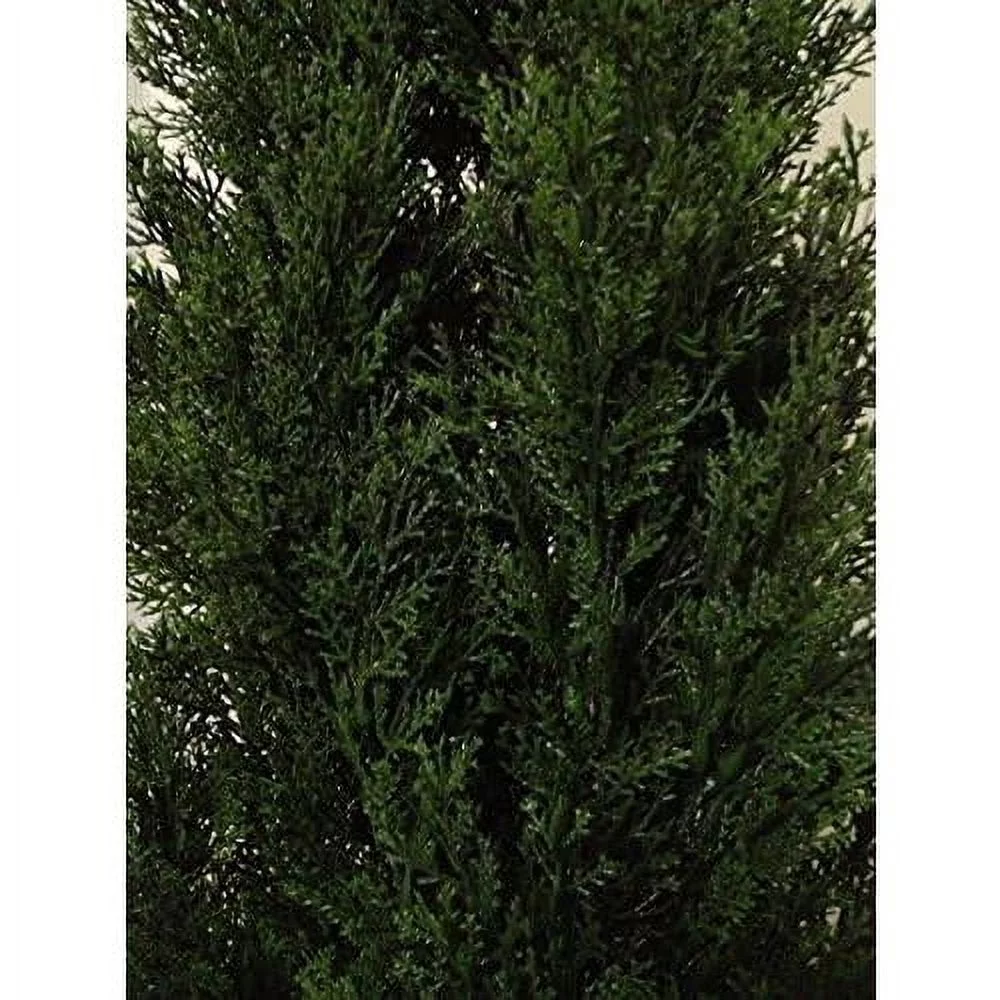 8 Foot Artificial Cedar Topiary Tree Plant In A