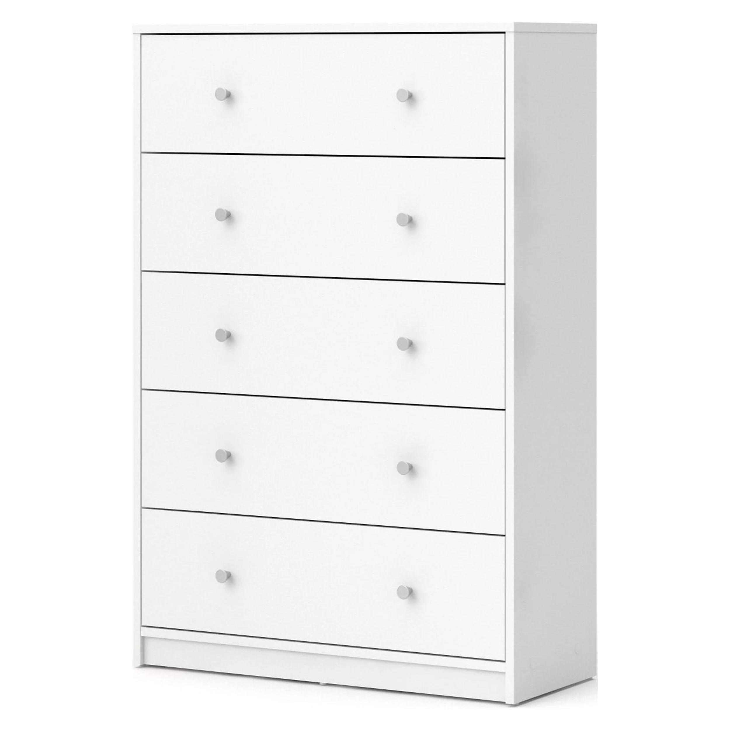 Studio 5 Drawer Dresser, White