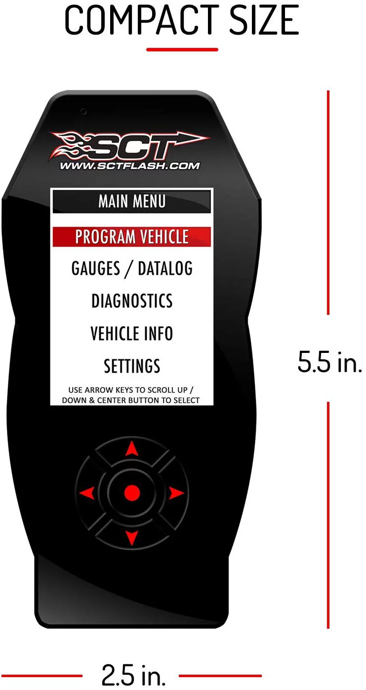 SCT Performance - 7015 - X4 Performance Tuner - Custom Power Flash Programmer- Ford