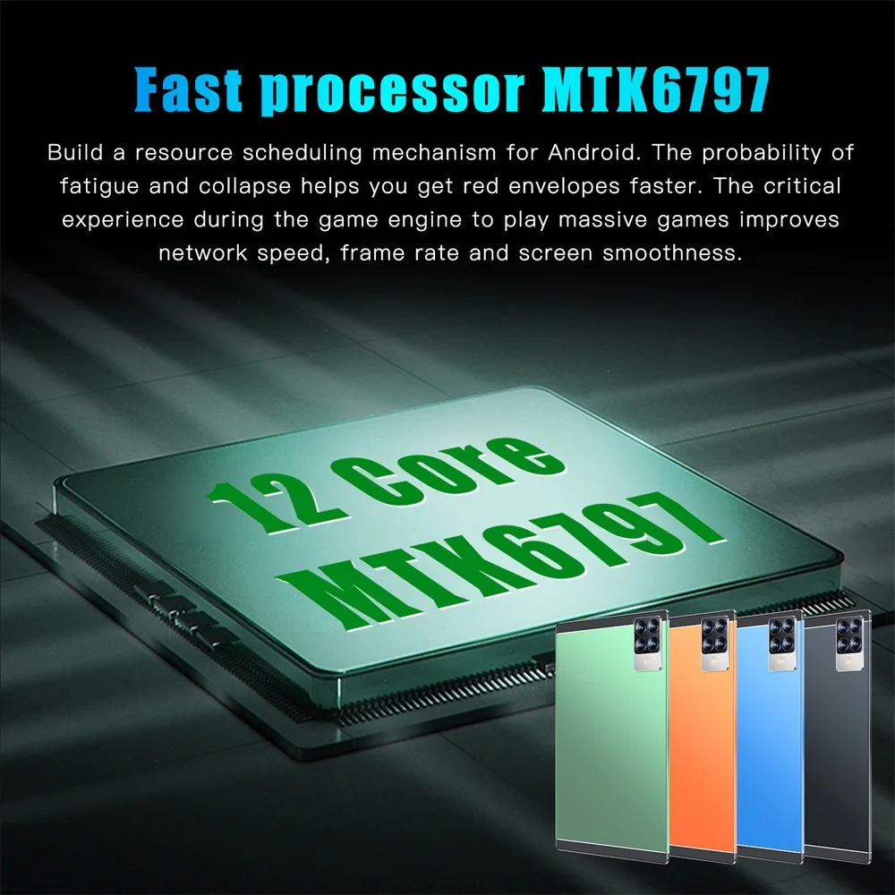 10 Inch Android Tablet IPS High Definition Screen WiFi Bluetooth Voice Call Game GPS 4G With Call Dual Card Dual Standby