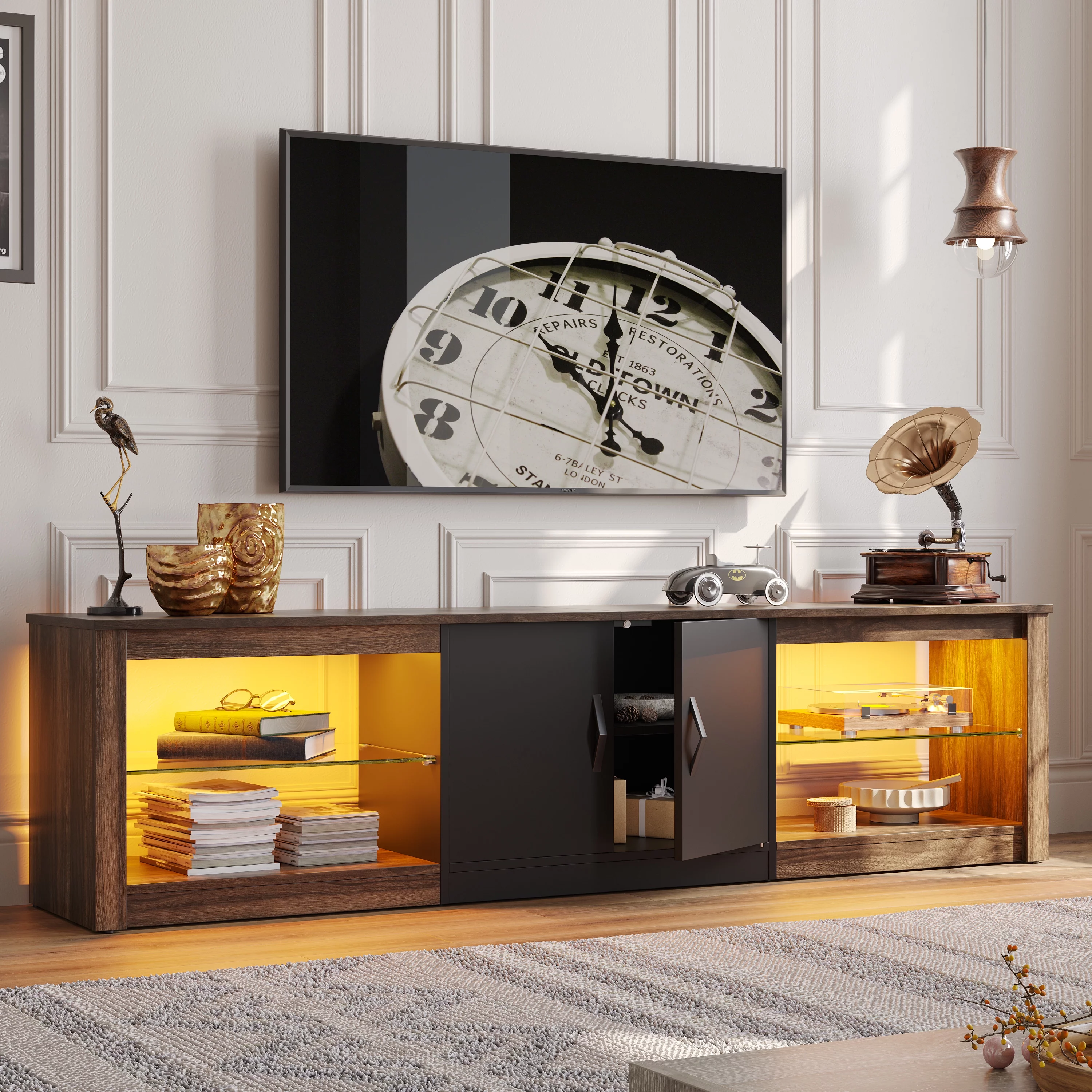 Bestier Modern TV Stand for TVs up to 75