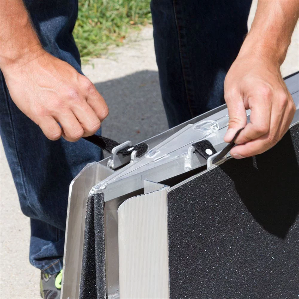 Silver Spring Aluminum Multi-Fold Wheelchair Ramp - 12' Long