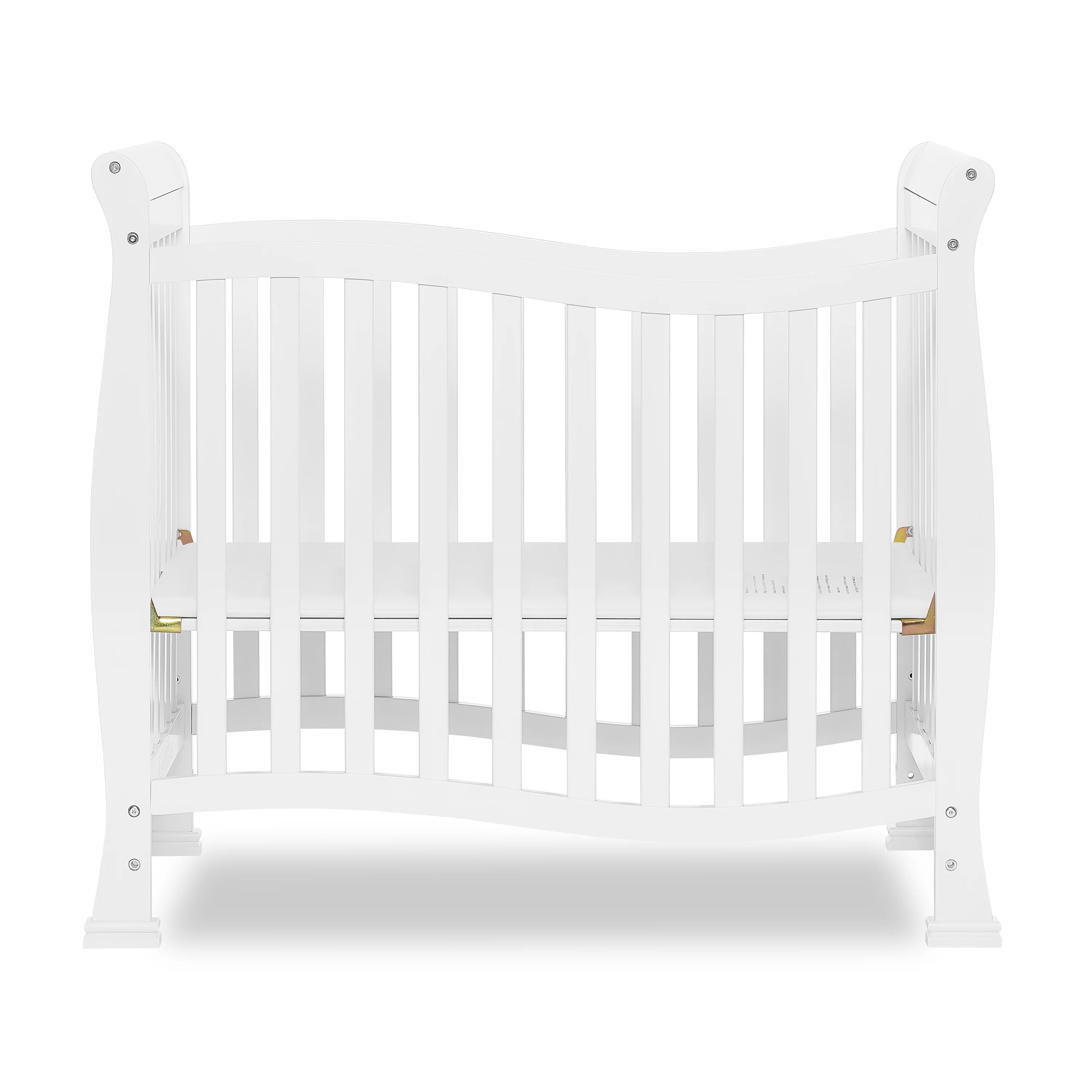 Dream On Me Piper 4-in-1 Convertible Mini Crib, White