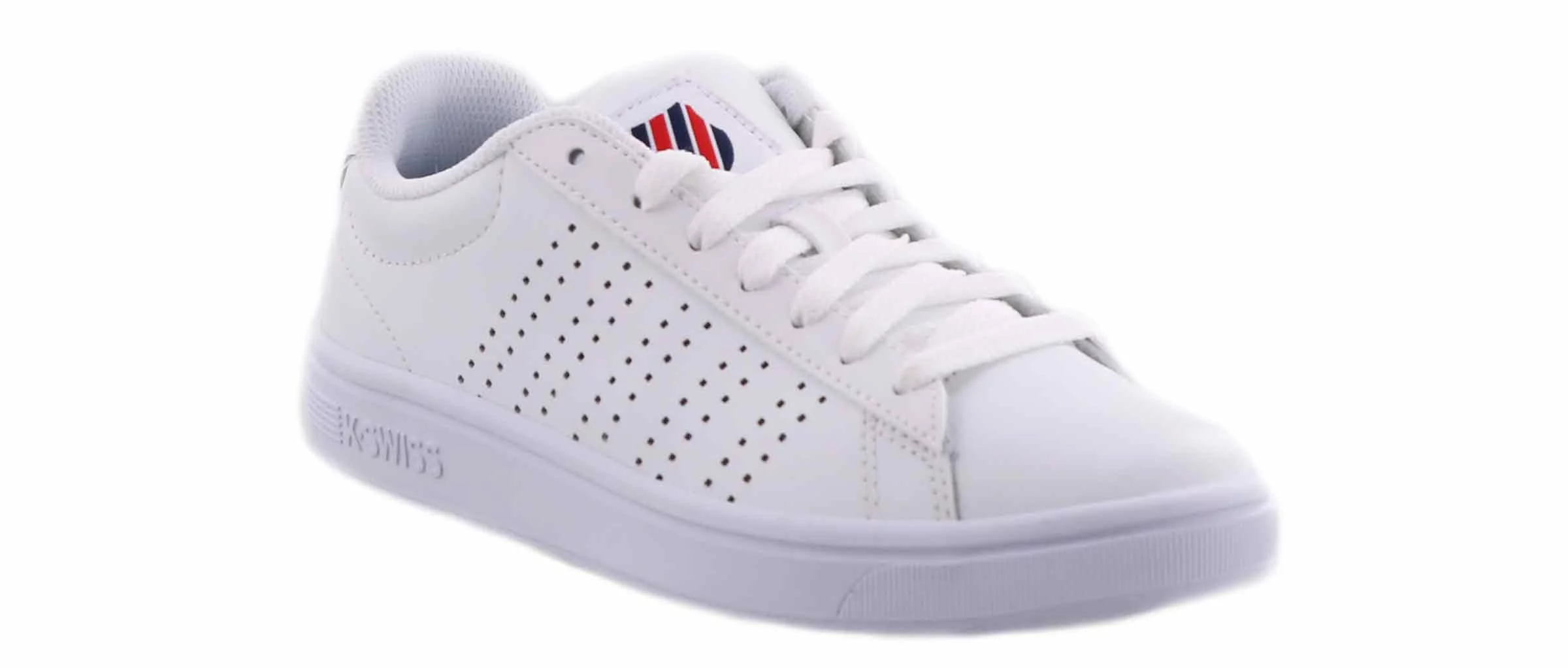 K-Swiss Court Casper Casual Shoe White in Size 6