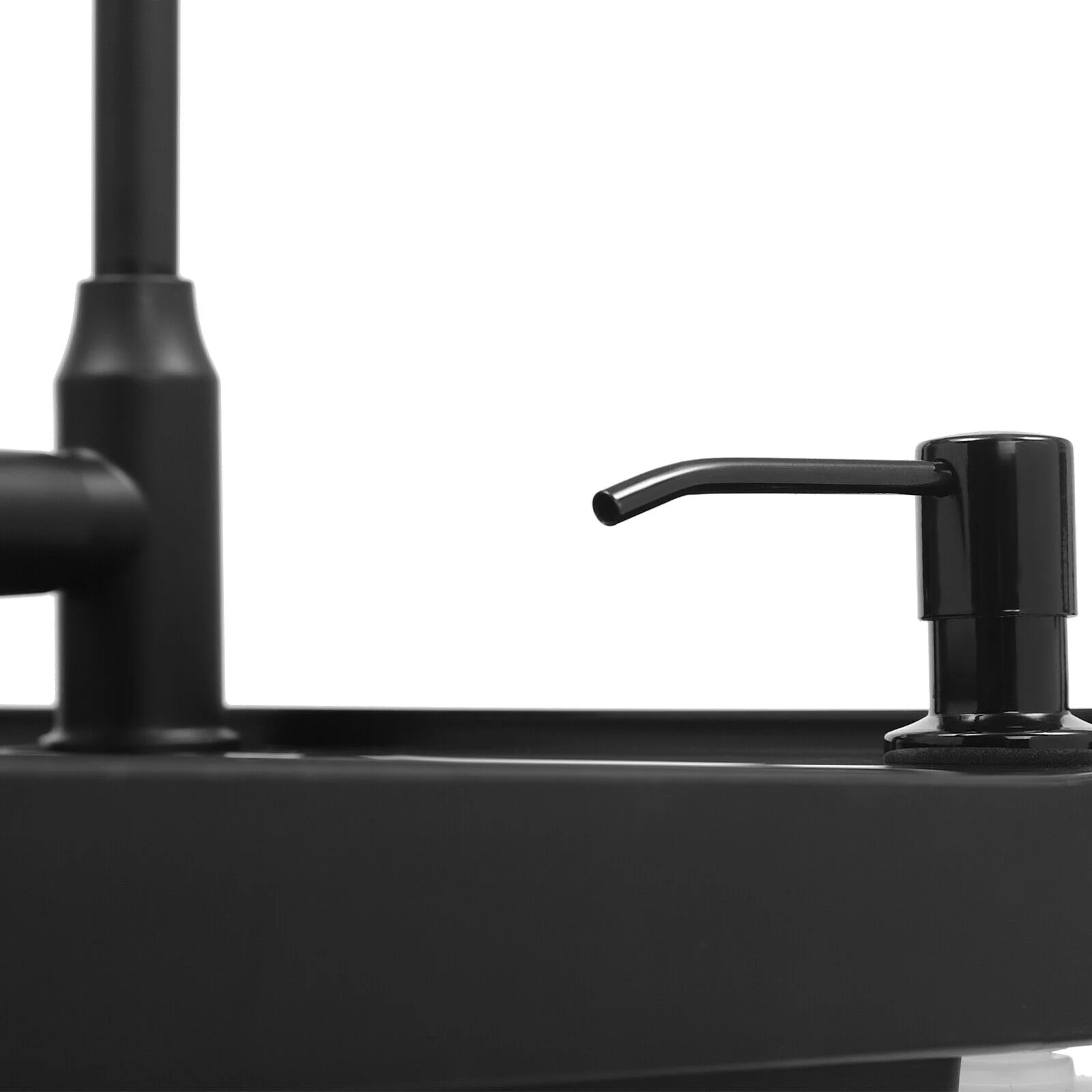 Black/White Laundry Utility Sink Tub Sink Freestanding Wash Station with Faucet White/Black