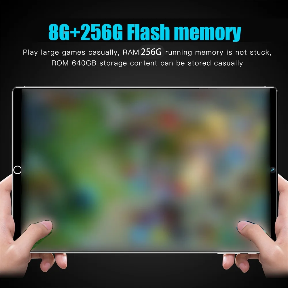 10 Inch Android Tablet IPS High Definition Screen WiFi Bluetooth Voice Call Game GPS 4G With Call Dual Card Dual Standby