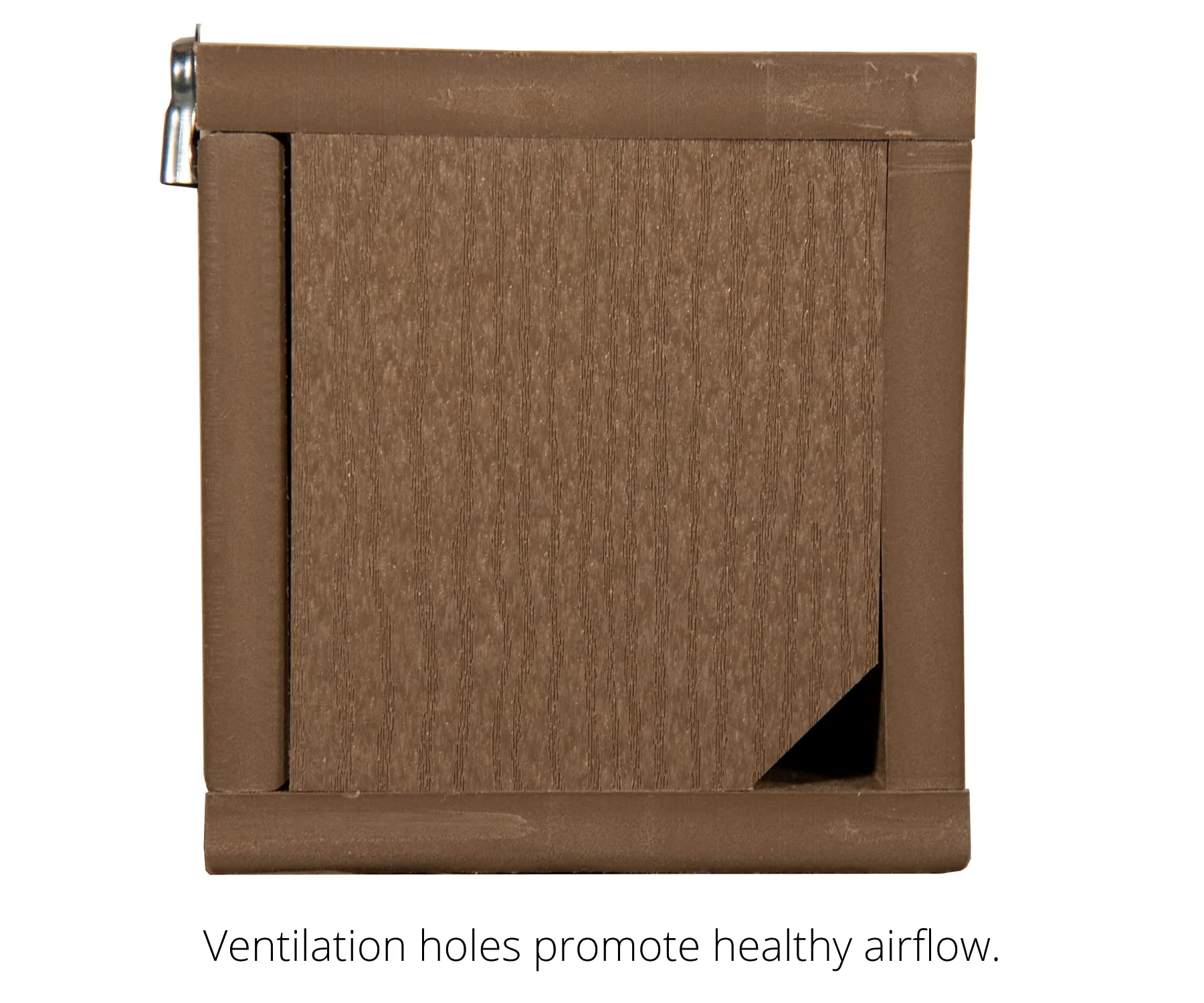 JCs Wildlife Recycled Poly Lumber Standard Bluebird Bird House (Brown and Brown)