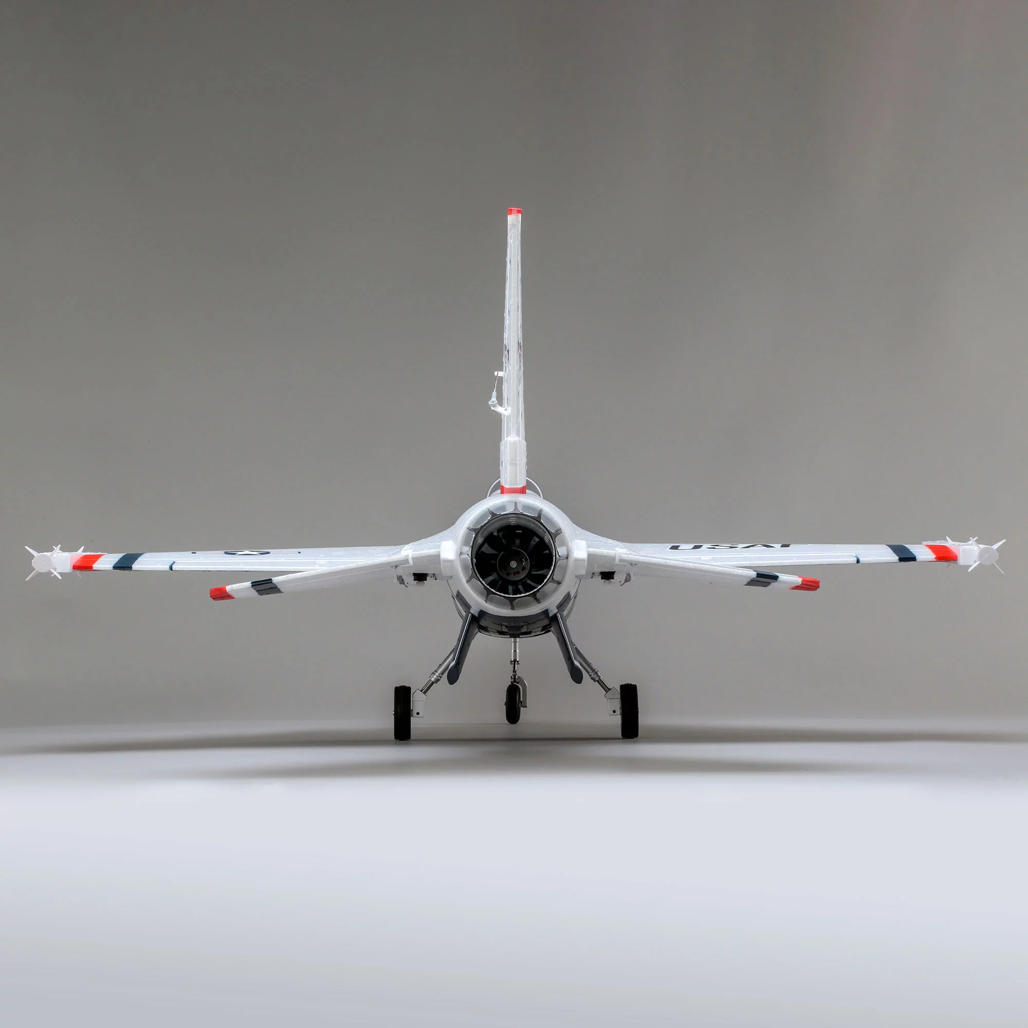 E-flite RC Airplane F-16 Thunderbirds 70mm EDF Jet BNF Basic Transmitter Battery and Charger Not Included EFL178500
