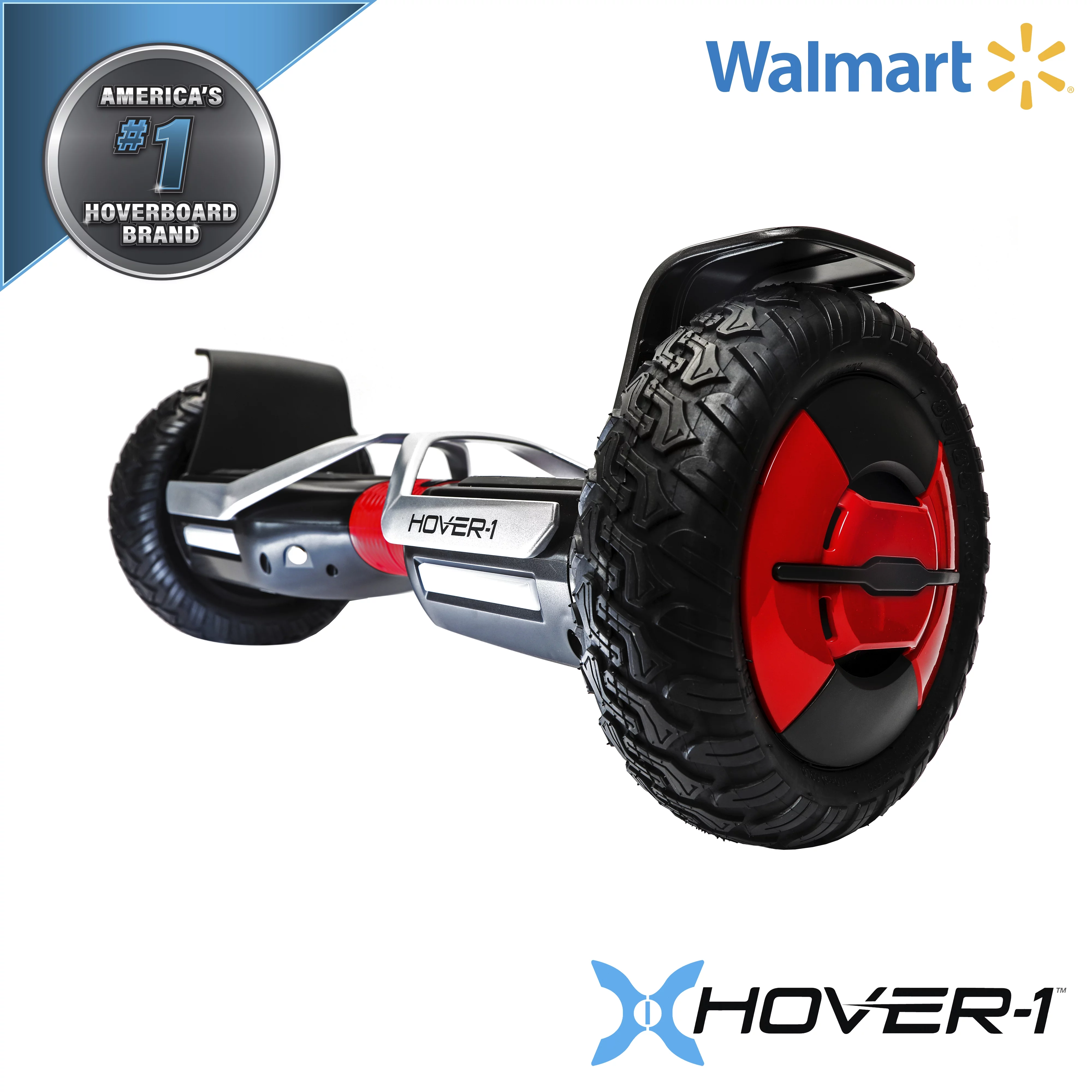 Hover-1 Beast UL Certified Electric Hoverboard w/ 10 in Off-Road Wheels, LED Lights, Bluetooth Speaker, and App Enabled