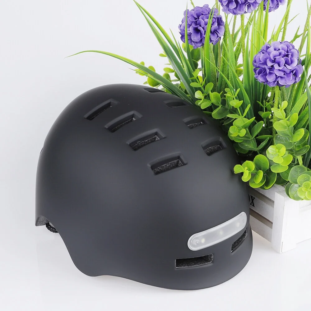 Cycling Helmet Breathable & Comfortable Safety Helmet with Front & Rear Light 4 Light Modes for Men Women Bike E-Bike Electric Scooter