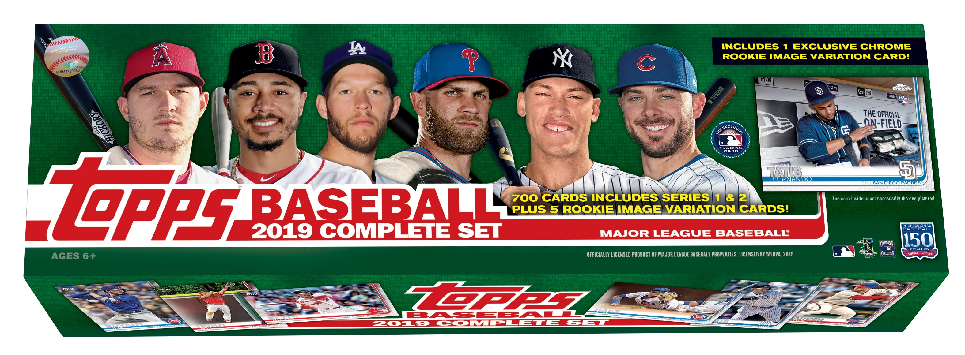2019 Topps Baseball Complete Set-Special Edition- Exclusive Topps Chrome Rookie Relic or Auto Relic Card |700 2019 Topp Series 1 & Series 2 Baseball Trading Cards