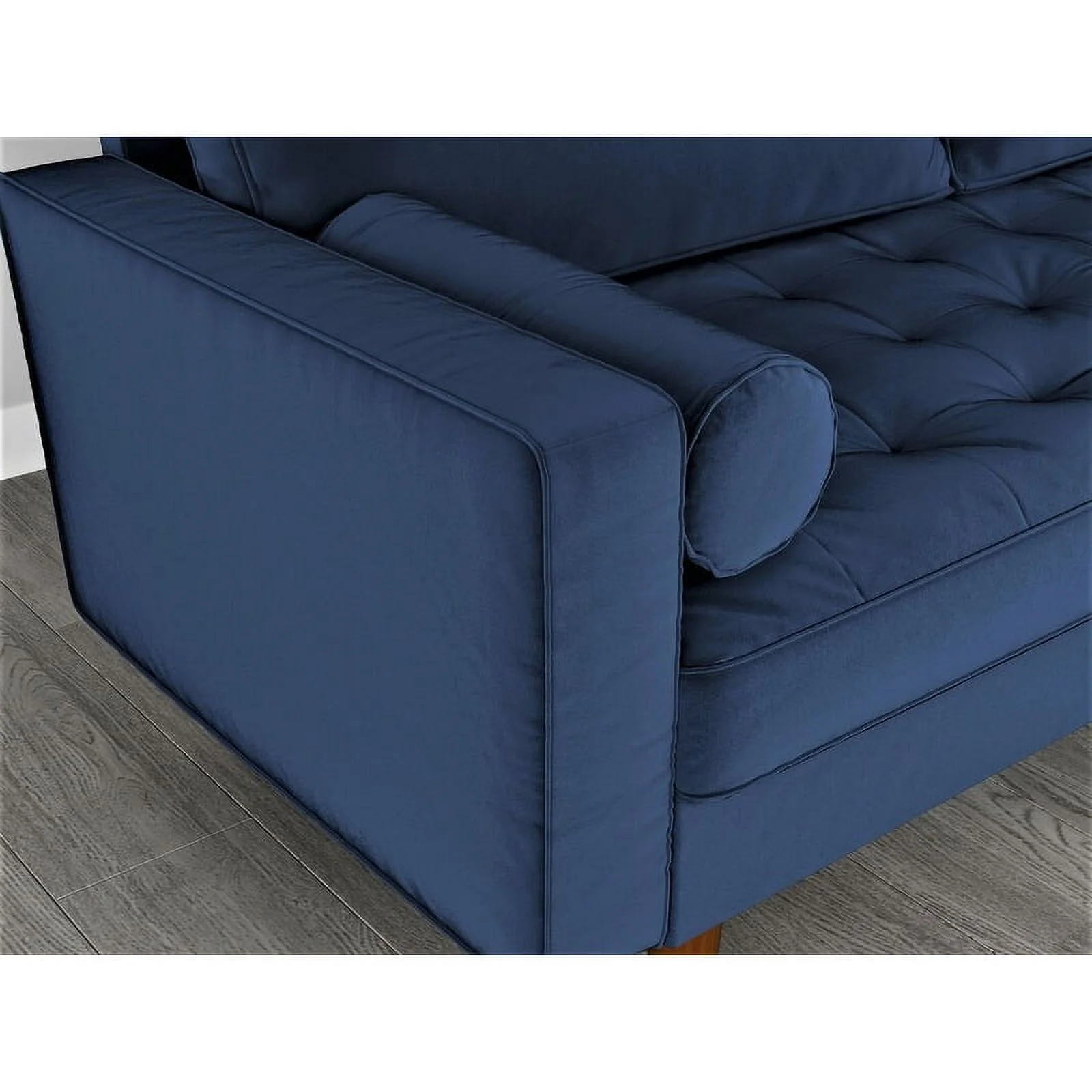 US Pride Furniture Mac Loveseat Prussian blue