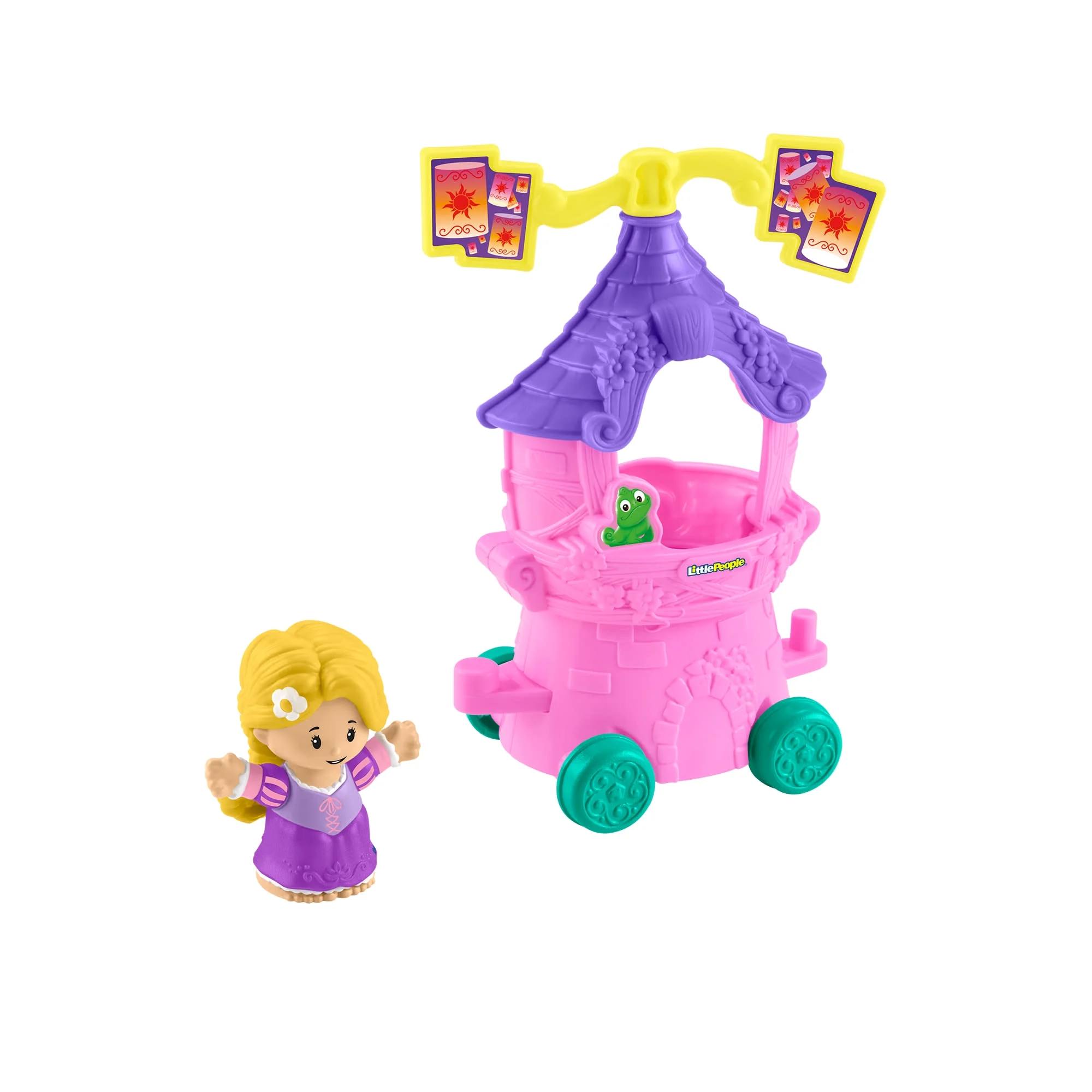Disney Princess Parade Float Toys, Little People Vehicle Collection for Toddlers, Styles May Vary