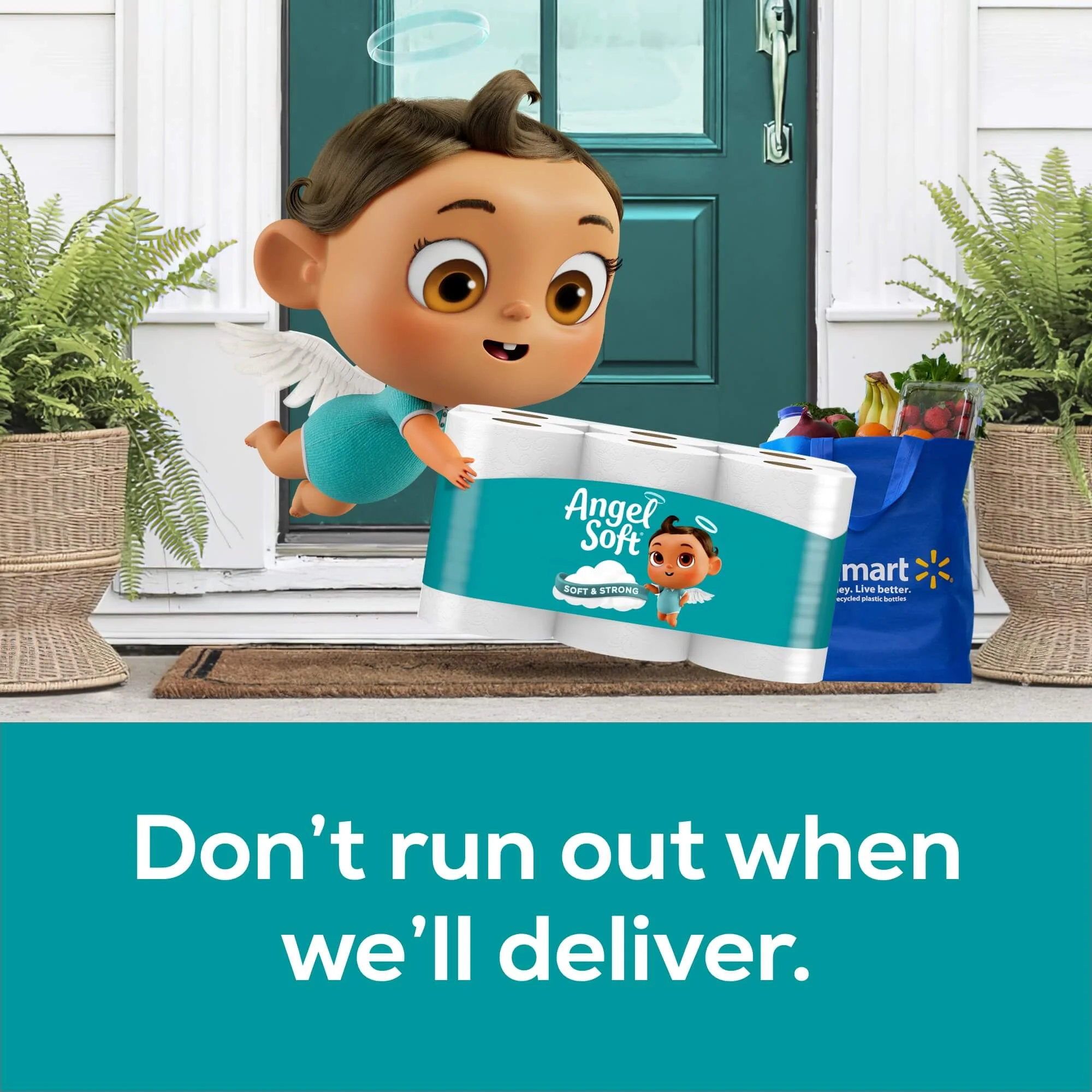 Angel Soft Toilet Paper, 12 Super Mega Rolls