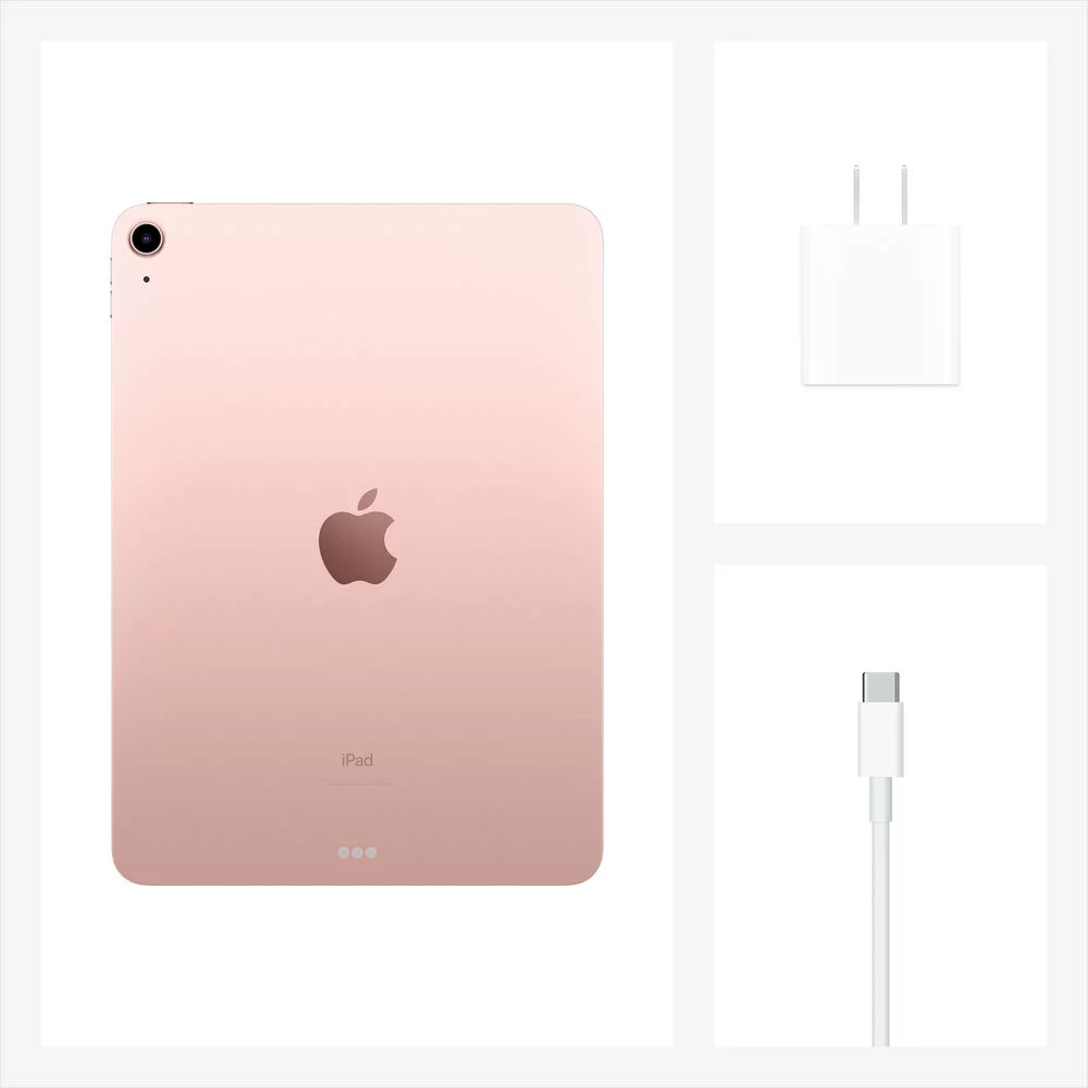 Open Box Apple iPad Air 4 10.9-inch Rose Gold 64GB WiFi Only 2020 Tablet