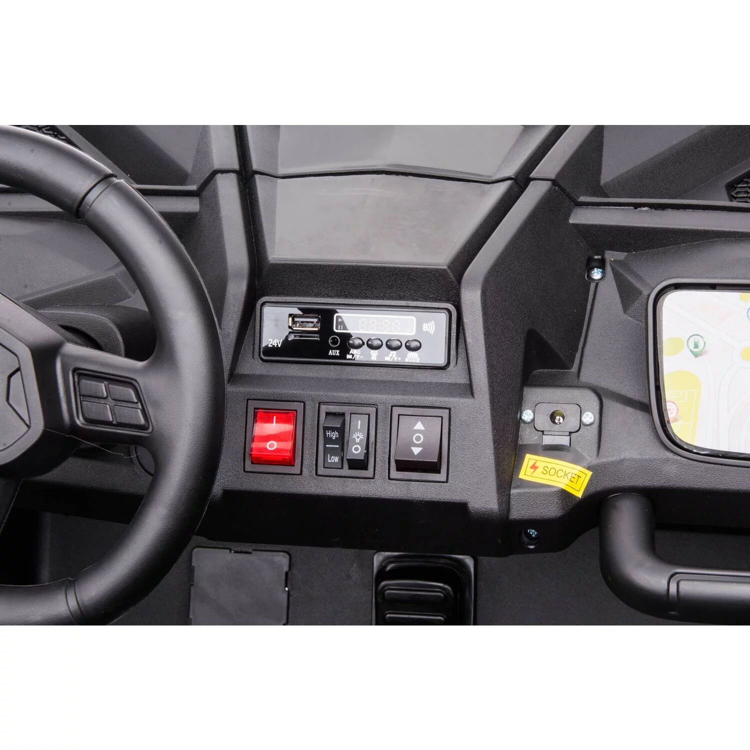 Freddo Cammo Green 24 V Dune Buggy Powered Ride-On with Parental Remote Control