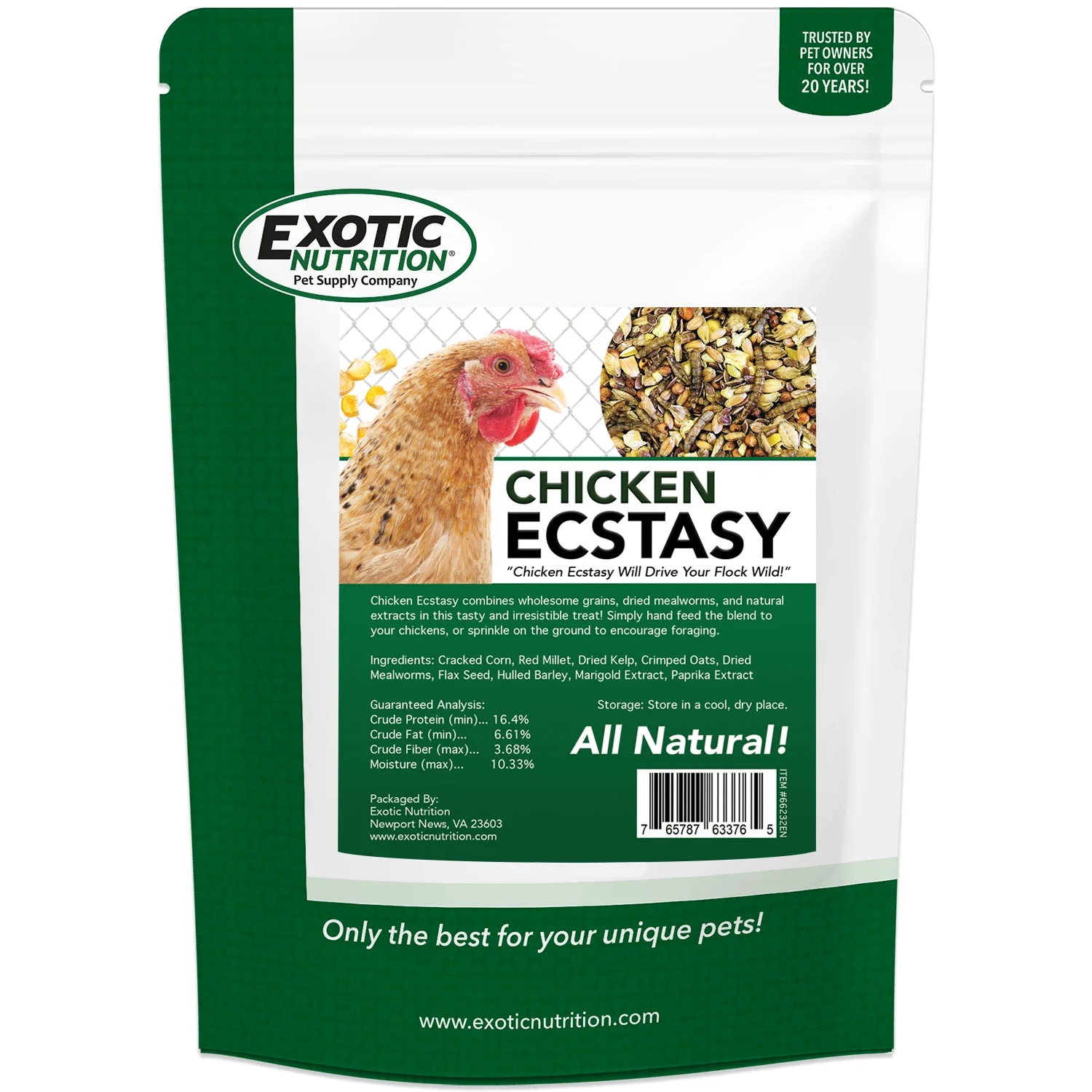 Exotic Nutrition Chicken Ecstasy 3 lb.