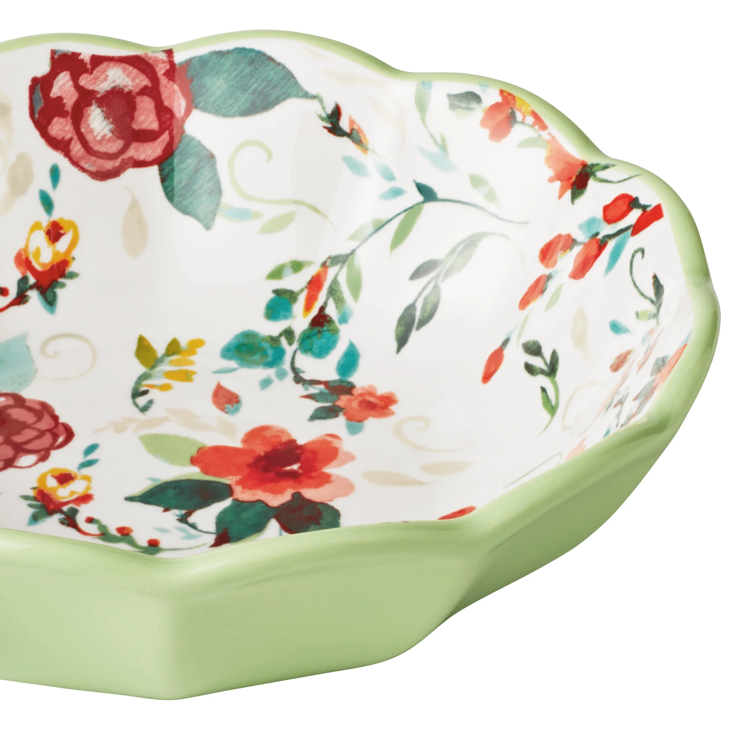 The Pioneer Woman Painted Meadow 4-Piece Ceramic Pasta Bowl Set