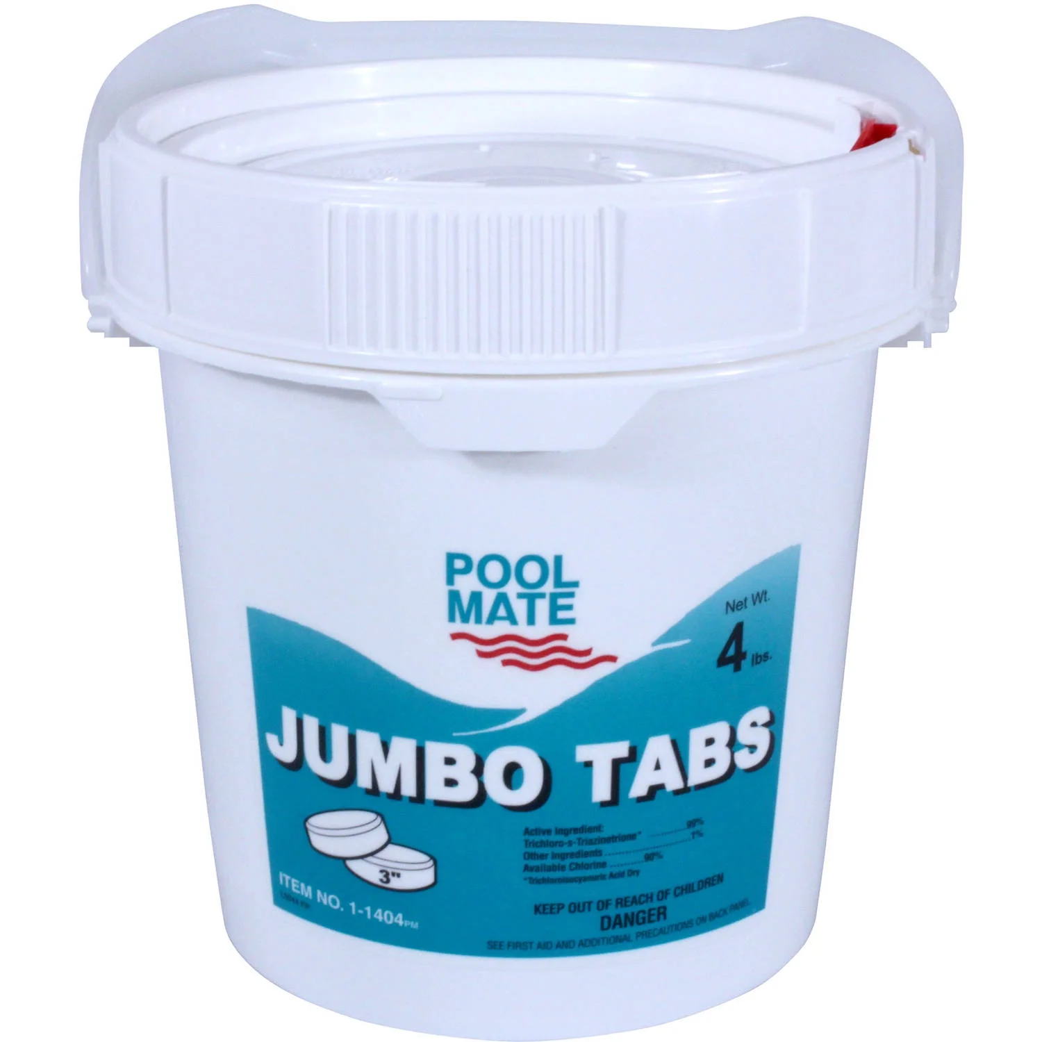 Pool Mate 3” Chlorine Tablets, 4 lbs