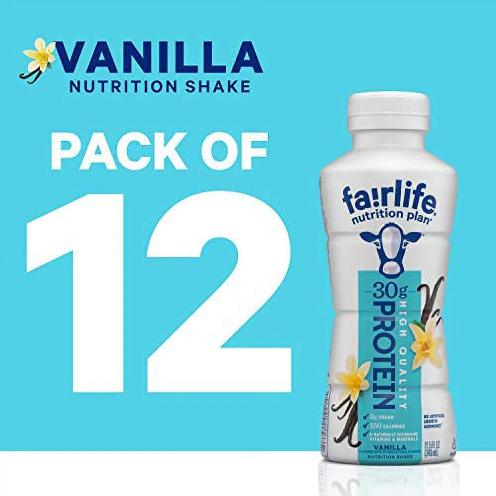 Fairlife Nutrition Plan Vanilla (11.5 fl., oz. 12pk)