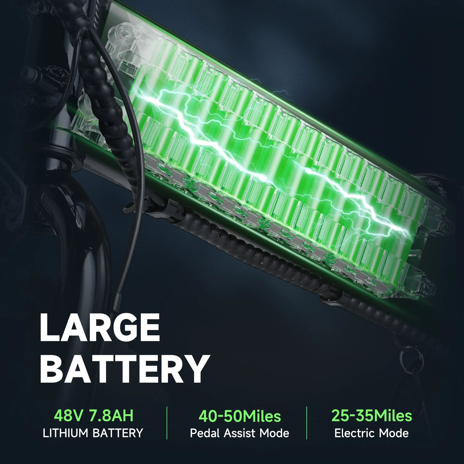 isinwheel U5-W Electric Bike Adult 500W, 20MPH, Max Range 45+ Mile E Bike, 20