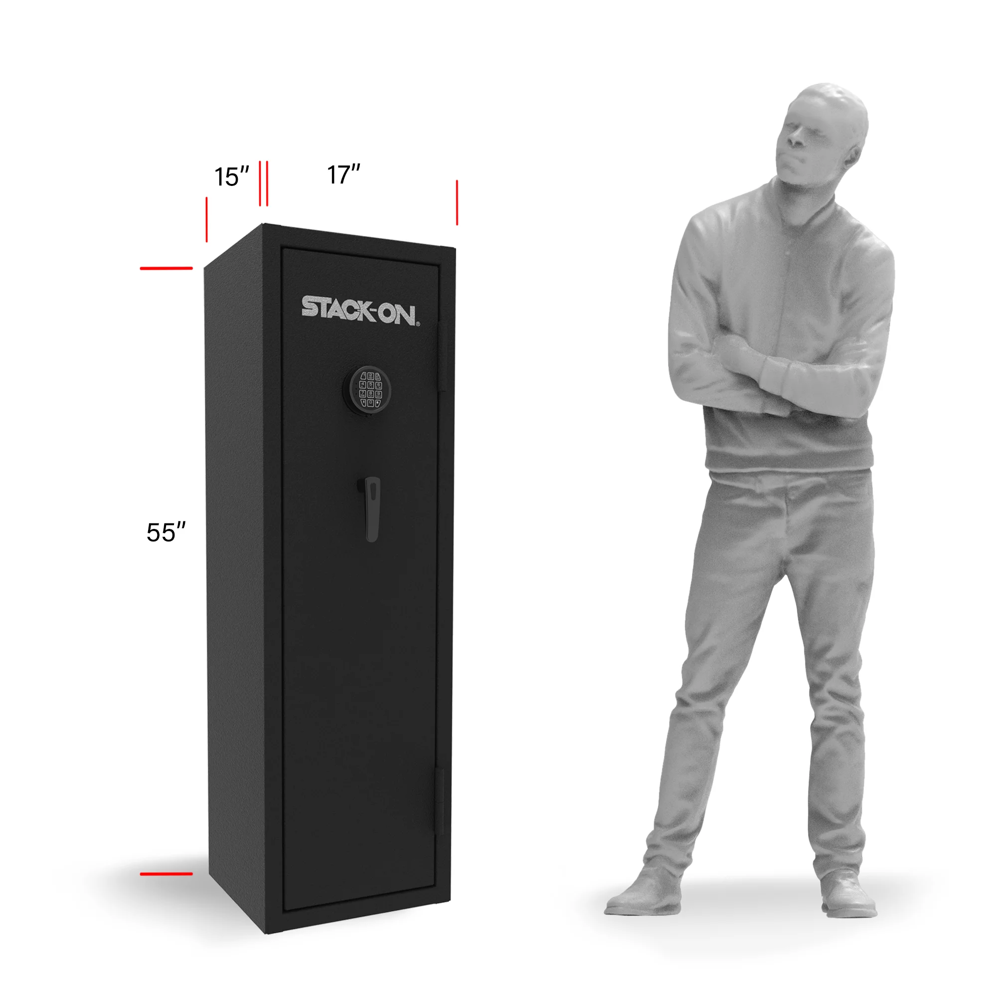 Stack-On 13 Gun Fire Safe with Electronic Lock Black