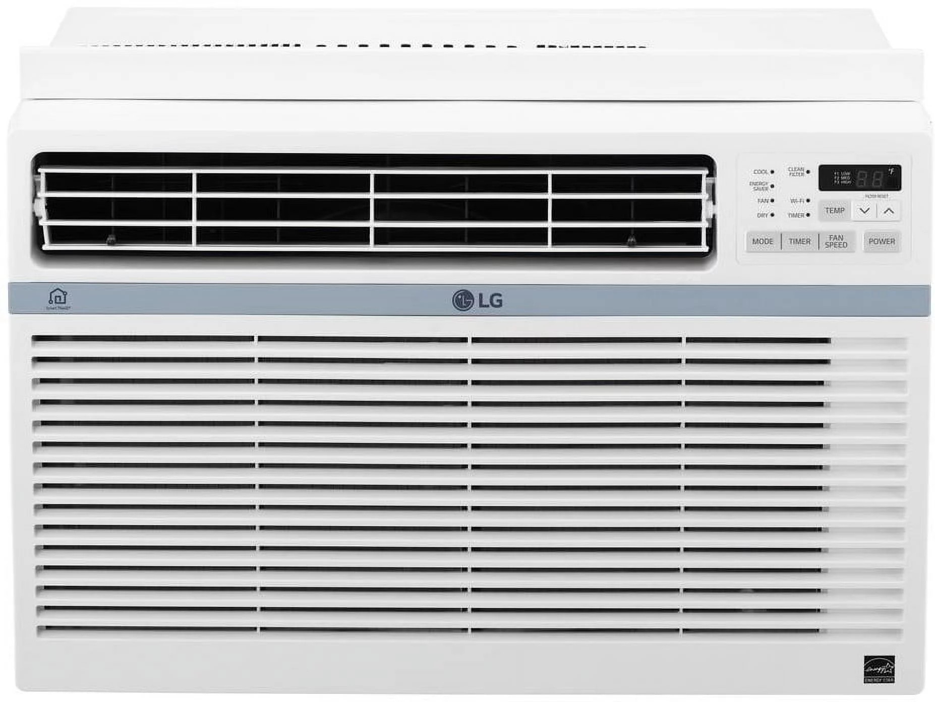 LG 10,000 BTU 115V Smart wi-fi Enabled Window Air Conditioner with Remote Control