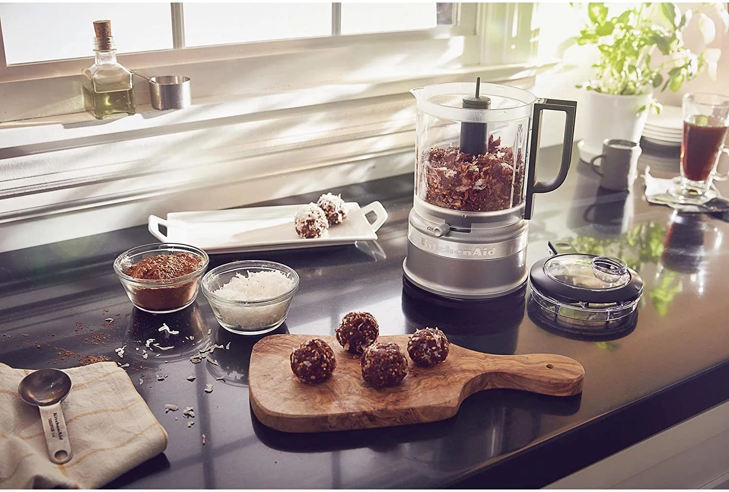 KitchenAid 5 Cup Food Chopper with Extra Work Bowl and Lid, KFC0516C