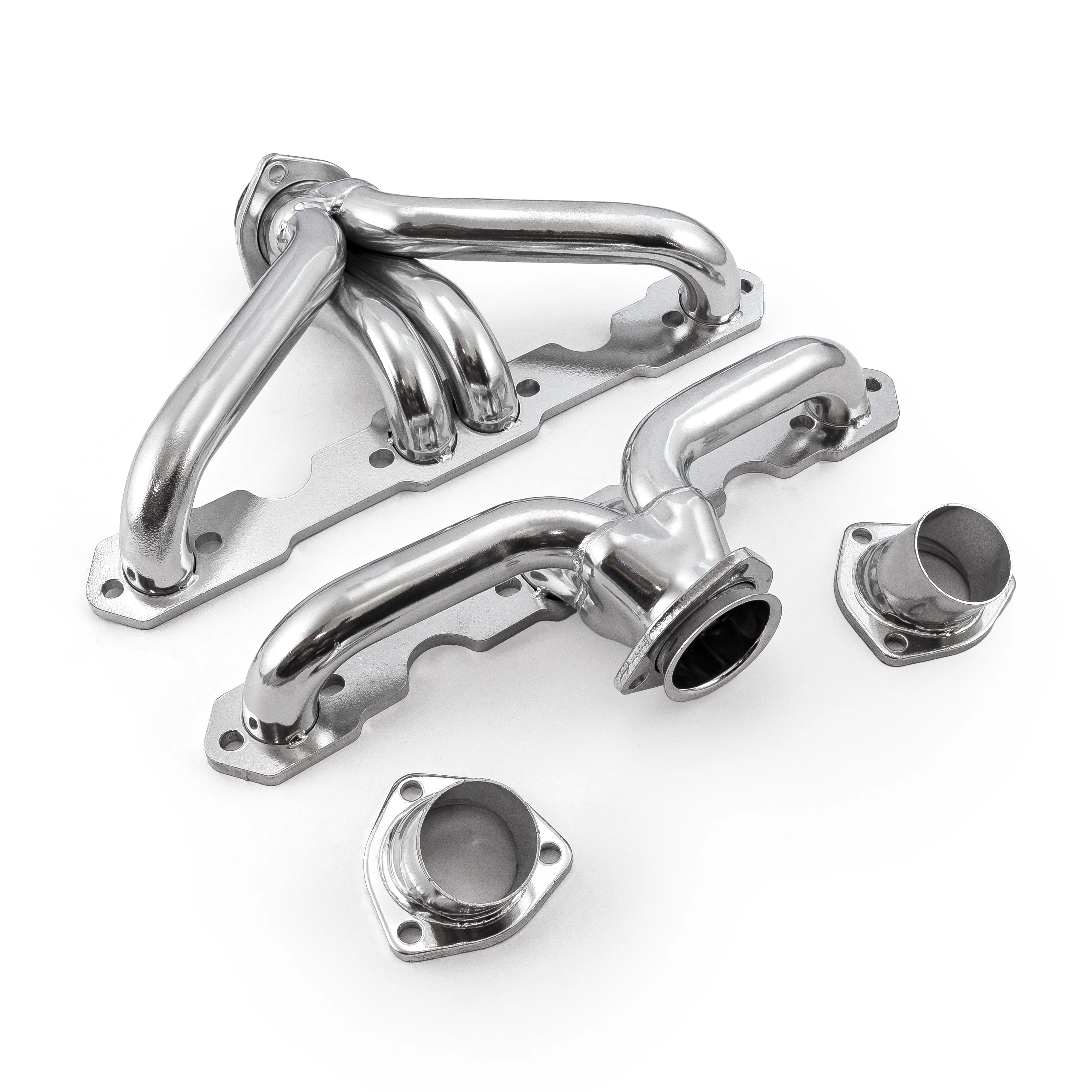 Speedmaster PCE316.1030.02 Fits Chevy SBC 350 1955-57 Tri-5 Shorty Ceramic Headers Straight Plug Heads