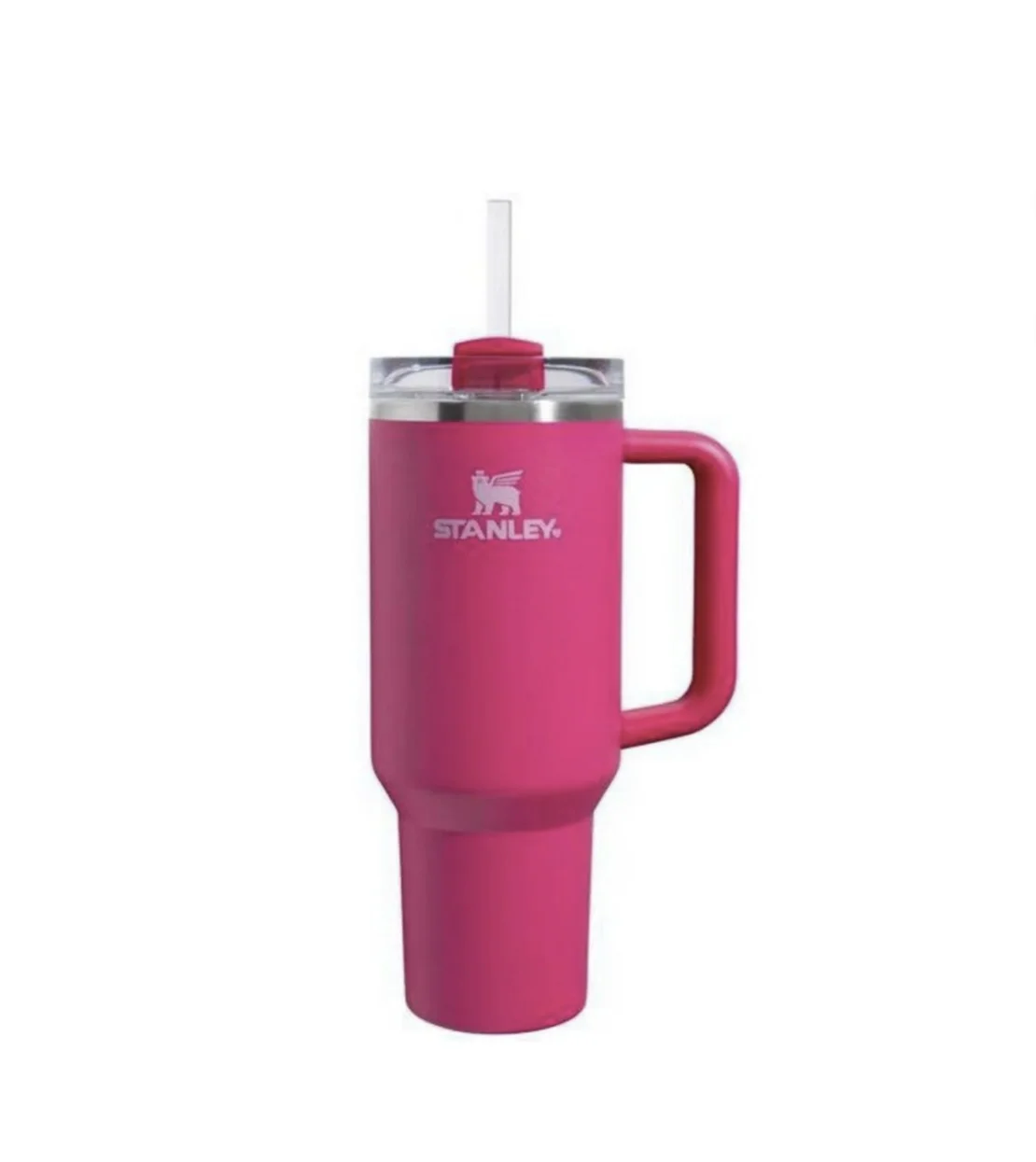 Cosmo Pink Valentine's Day Stanley 40 oz Stainless Steel H2.0 Flowstate Quencher Tumbler