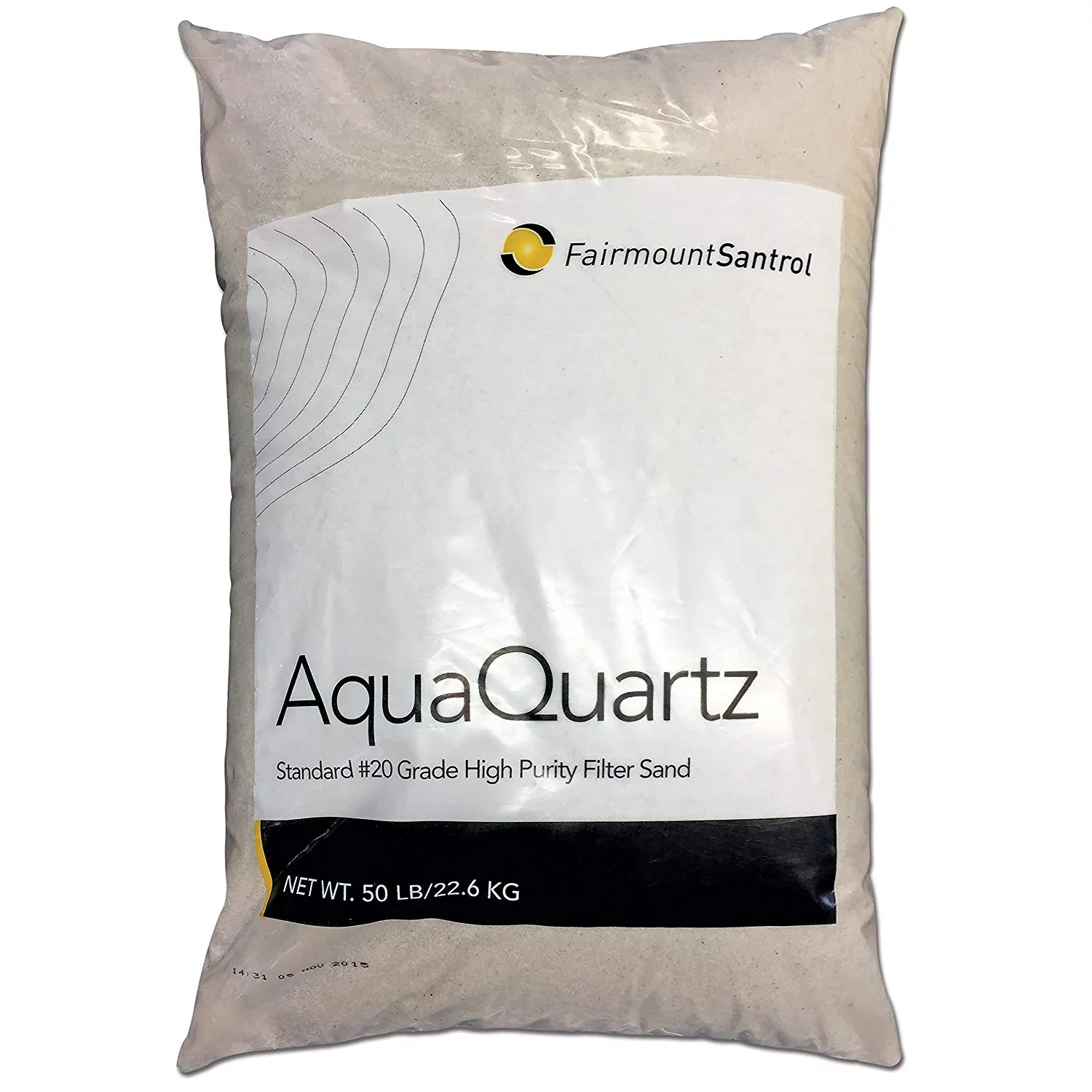 Pool Filter Sand Grade Silica Sand - 50 lbs. Fairmount Minerals (Safe and Clean enough for use in fish Aquariums and Koi ponds)