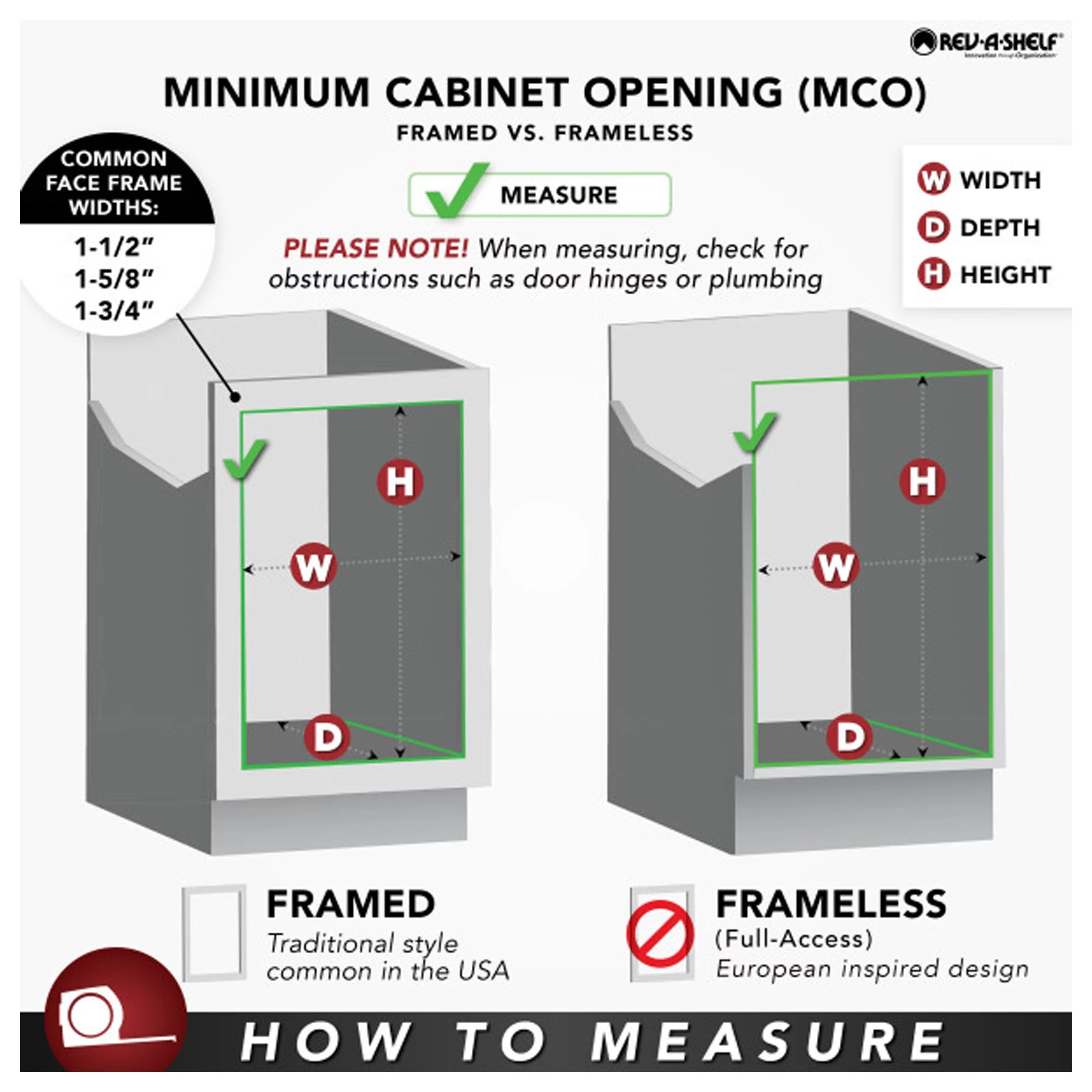 Rev-A-Shelf Cabinet Wood Door Mount w/ Polymer Cutting Board, 4DMCB-15P