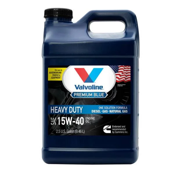 Valvoline 2.5 Gallon 15W-40 Premium Blue Heavy Duty Diesel Engine Oil