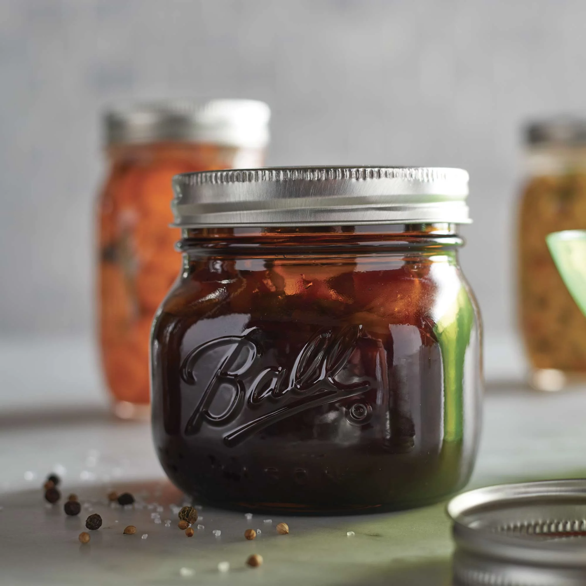 Ball Collection Elite Wide Mouth Canning Jars 1 pt 4 pk
