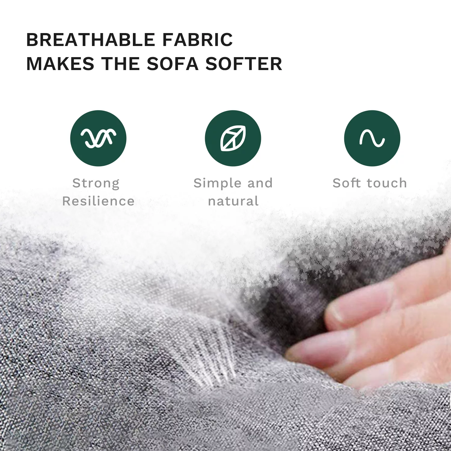 Lazy Sofa Futons Sets Folding Sofa Bed Adjustable Sofa TV Floor Couch | Dark Grey