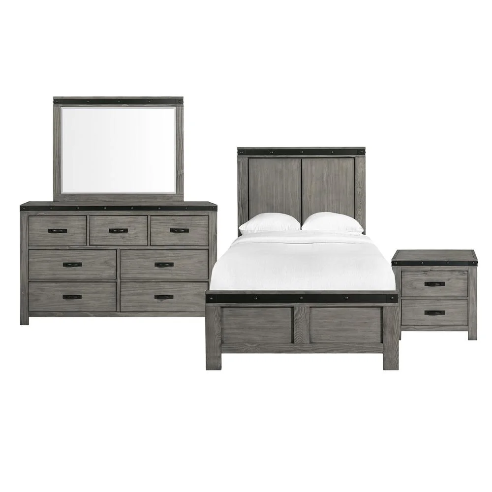 Montauk Twin Panel 4PC Bedroom Set