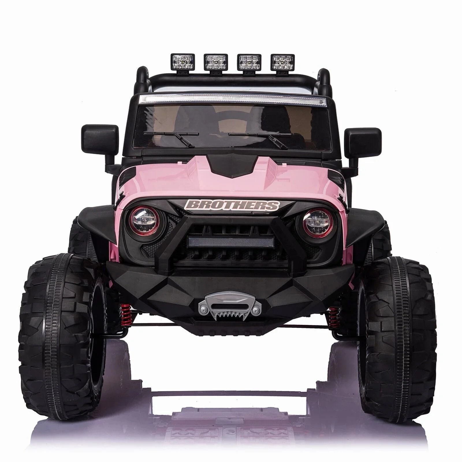 2-Seater 24V Ride-On Truck Toy with Remote Control and 400W Power for Kids