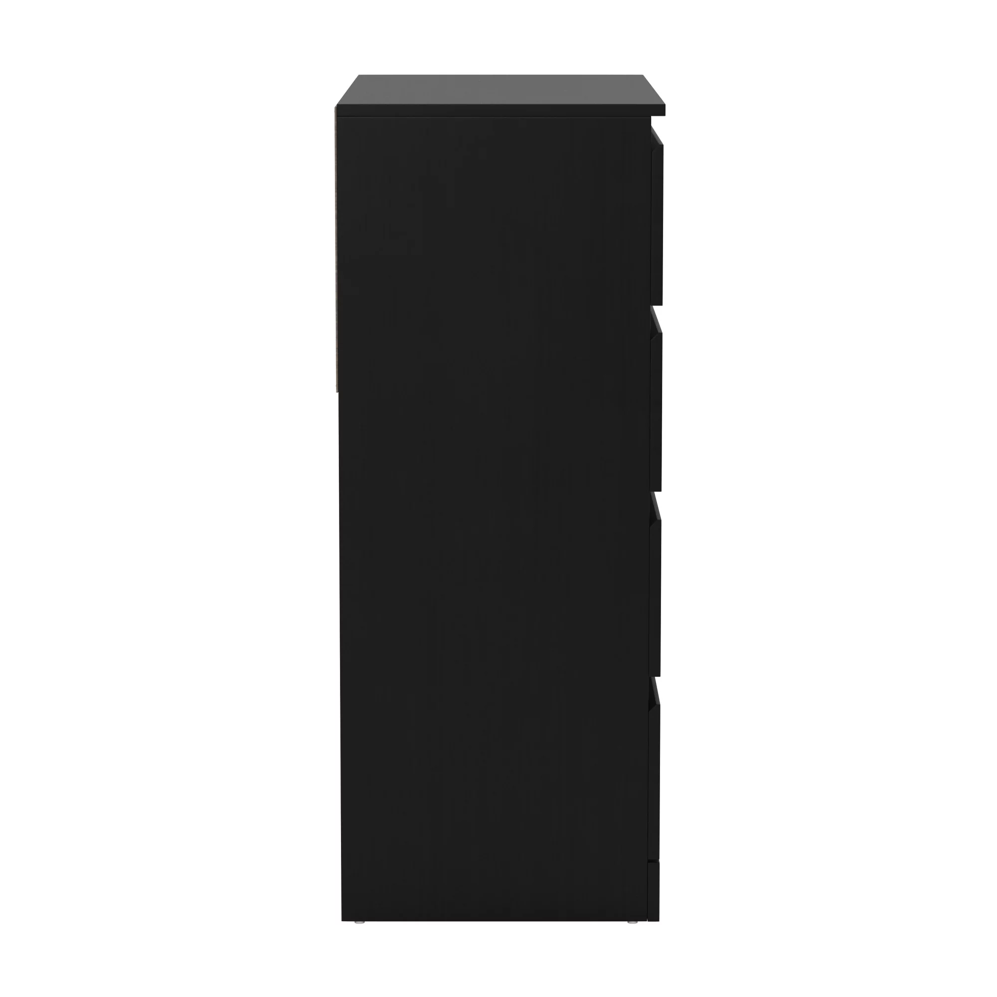 Brindle 4-Drawer Dresser, Black Oak, by Hillsdale Living Essentials