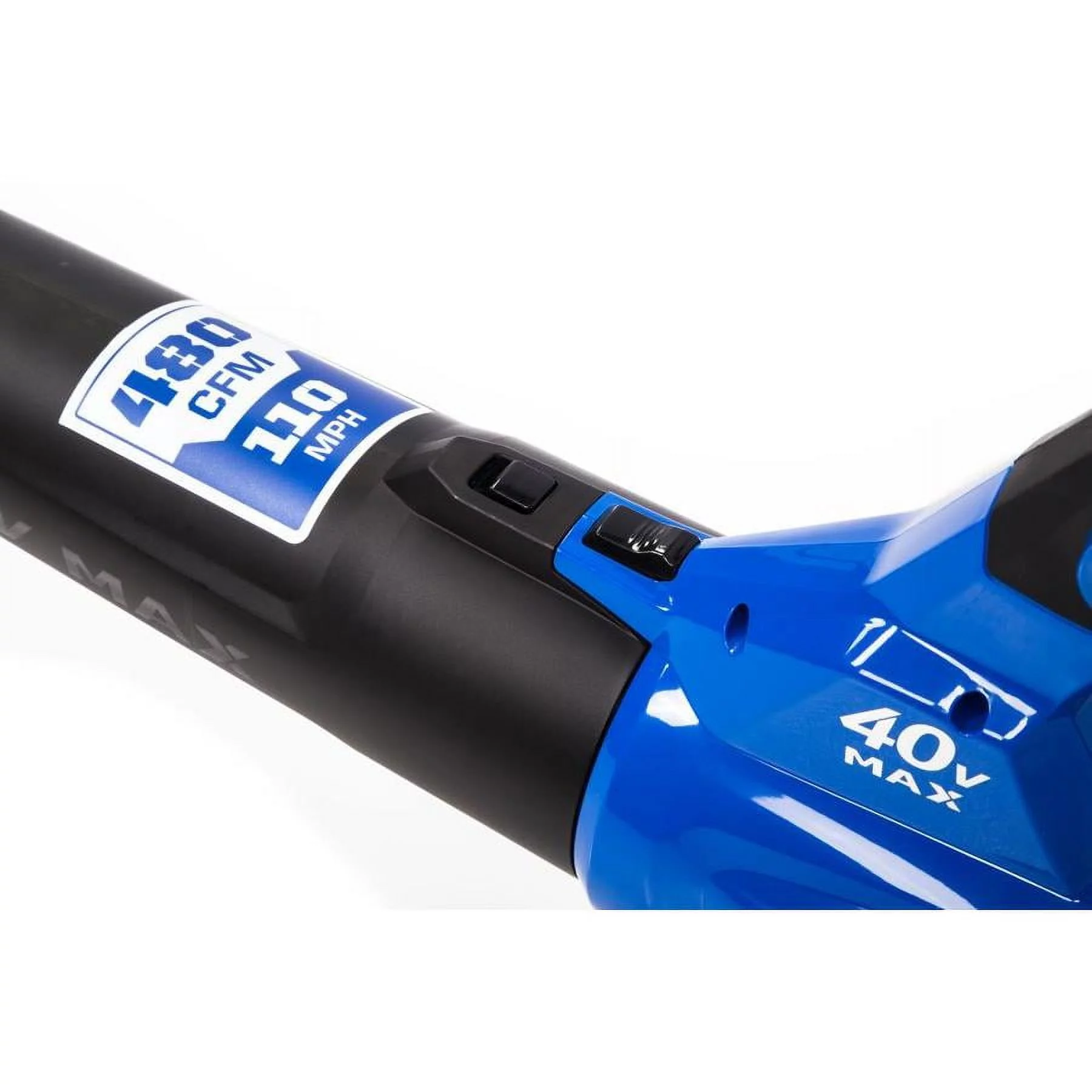 Kobalt 40-volt 40v Max 480-CFM 110-MPH Handheld Cordless Electric Leaf Blower (Tool Only)