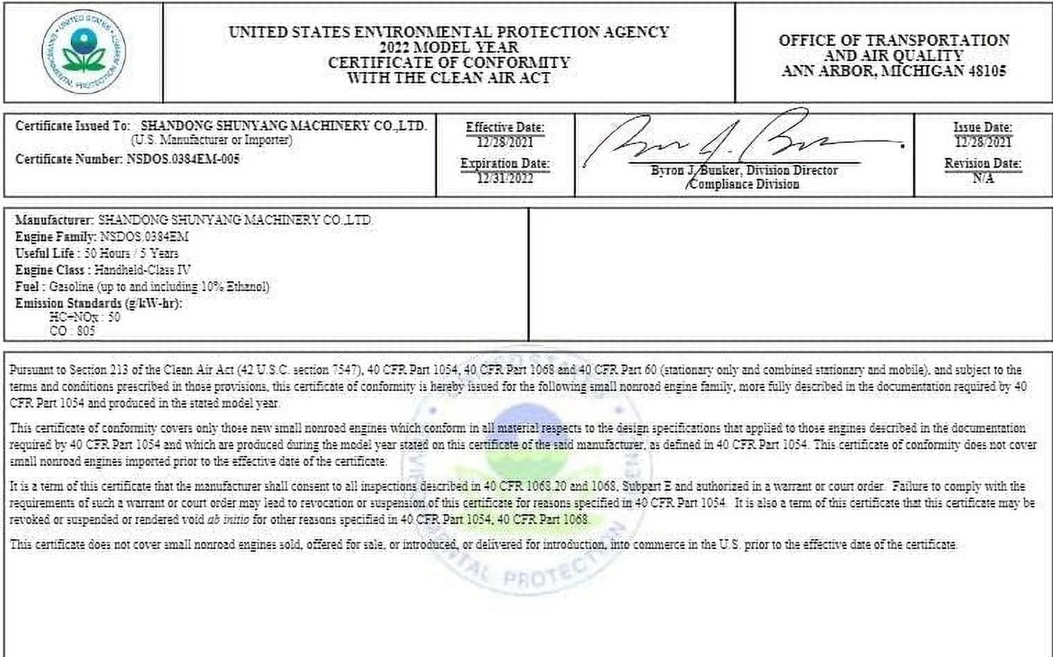 Denset 65CC 3.6HP 2 Stroke Backpack Gas Powered Grass Blower Commercial Leaf Gasoline W/ Harness Air-Cooled