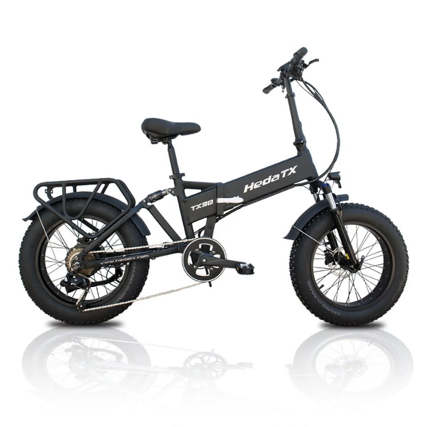 Heda 750W Folding Electric Bike, 20'' Electric Commuter Bike, Aluminum Alloy Electric Bicycle, Ebike Built-in 48V 13Ah Removable Lithium-Ion Battery, Electric Bikes for Adults