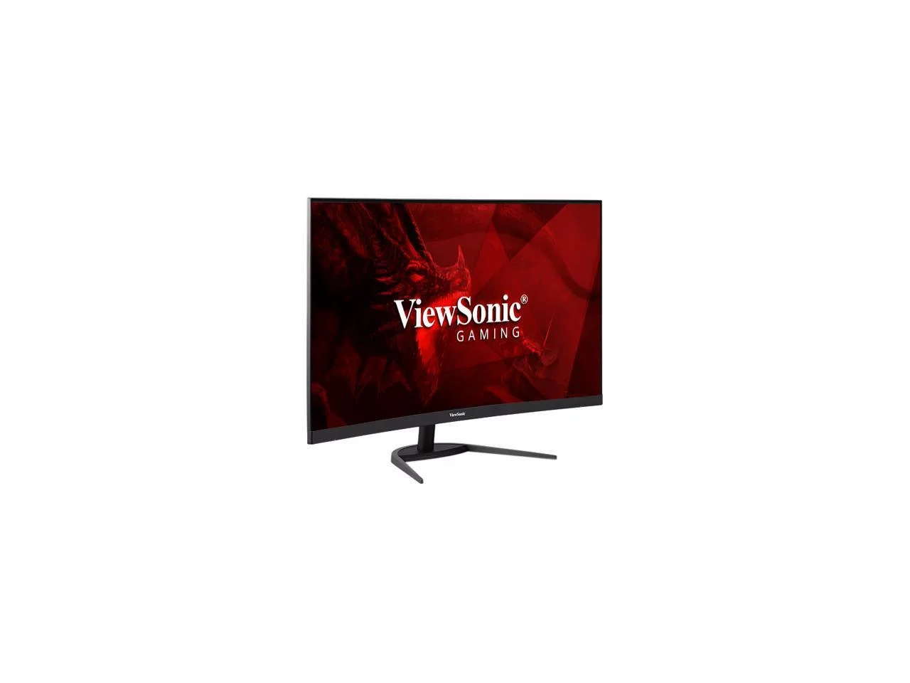 ViewSonic VX3268-2KPC-MHD 32 Inch 1440p QHD Curved 144Hz 1ms Gaming Monitor with FreeSync Premium Eye Care HDMI and DP